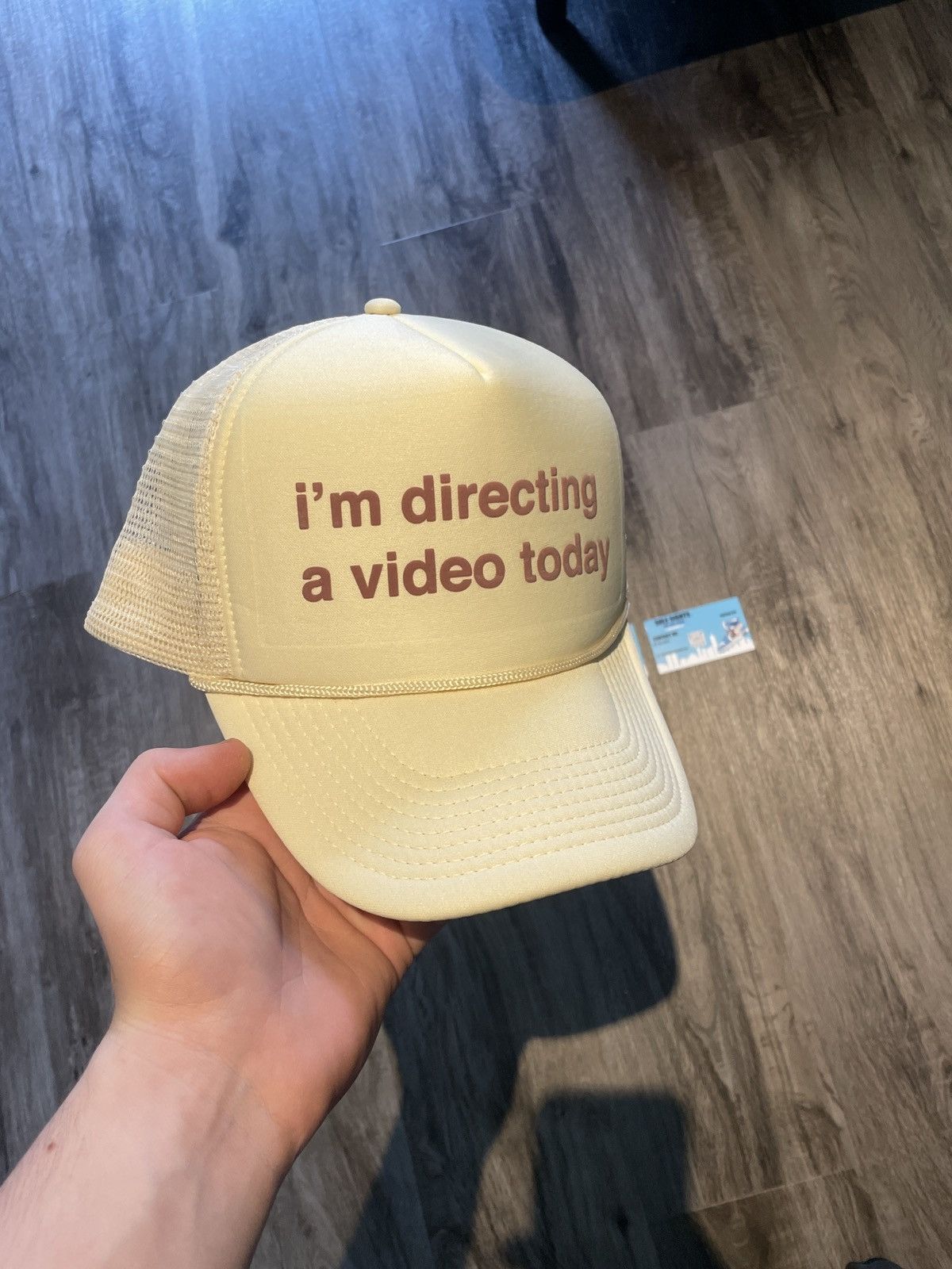 Gorra de camionero con texto en inglés I'm Directing A Video Today – Cole  Bennet Lemonade Mesh Back Graphic Trucker Hat para hombre y mujer