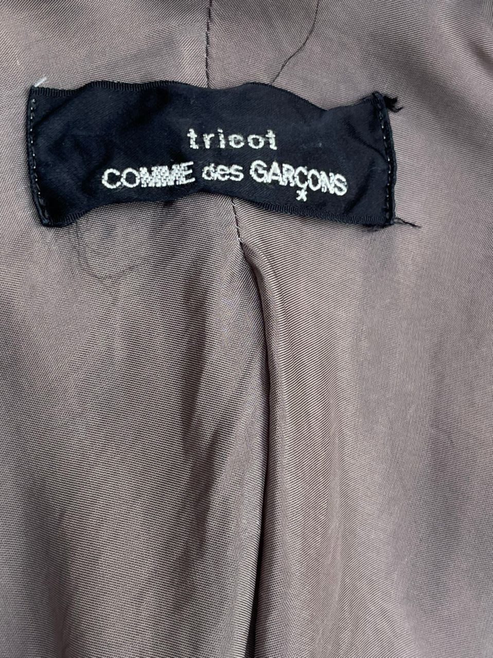 Comme des Garcons × Comme des Garcons Homme Plus × Japanese Brand AD1996 Tricot Comme Des Garcons Wool Jacket Size US XL / EU 56 / 4 - 9 Thumbnail