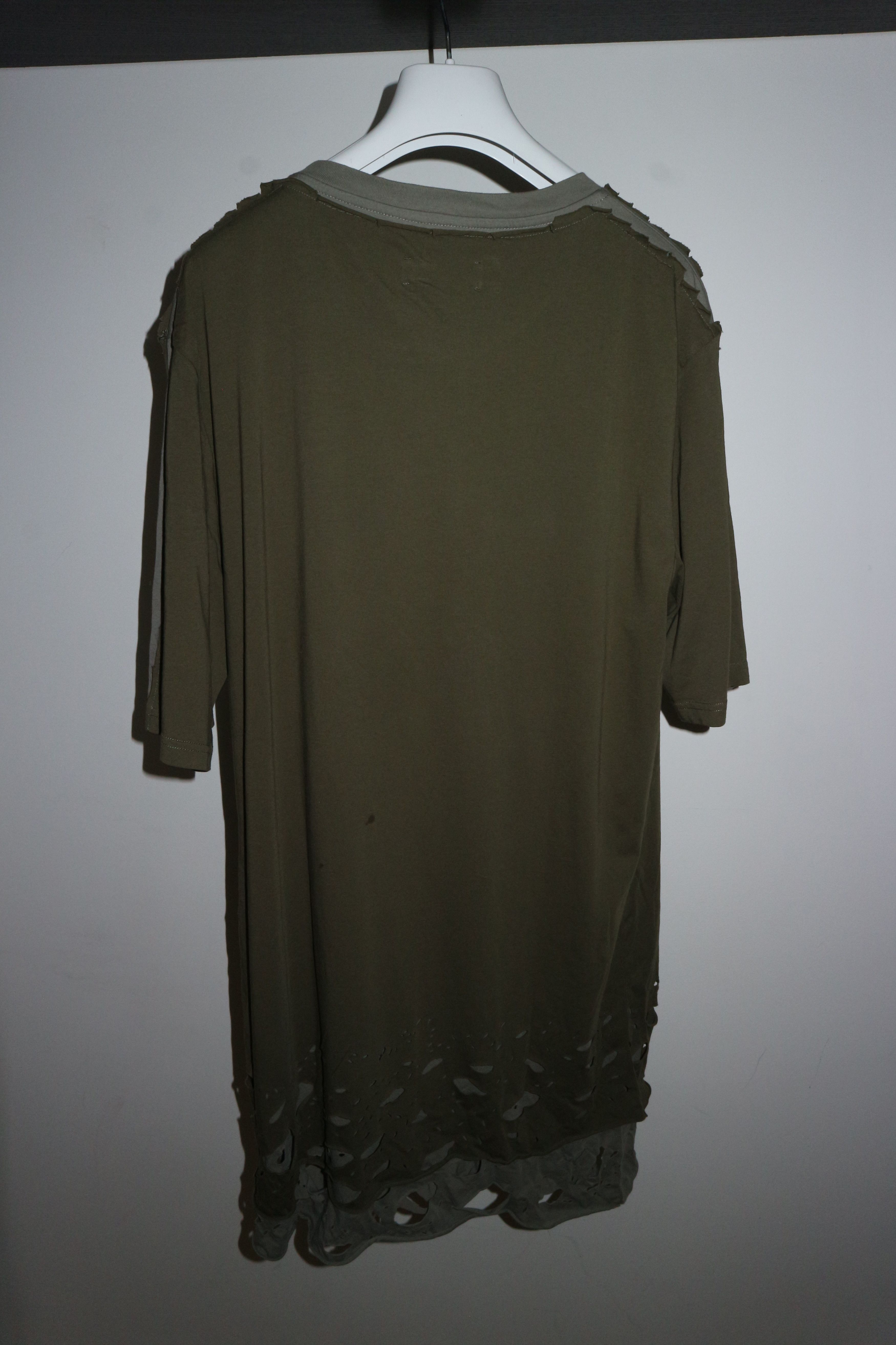 Faith Connexion Khaki distressed tshirt Size US S / EU 44-46 / 1 - 11 Thumbnail