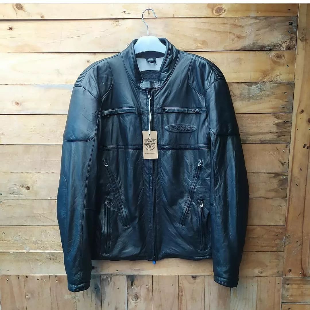 Harley Davidson HARLEY DAVIDSON FXRG LEATHER PROCTECTOR TOURING JACKET Size US M / EU 48-50 / 2 - 1 Thumbnail