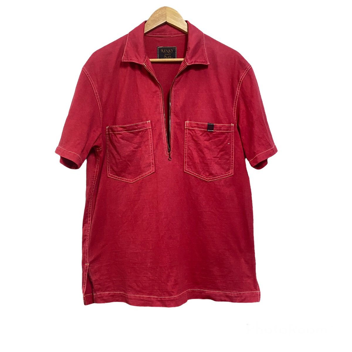 Hysteric Glamour Hysteric Glamour Shirt Half Zipper Sunfaded Size US L / EU 52-54 / 3 - 2 Thumbnail