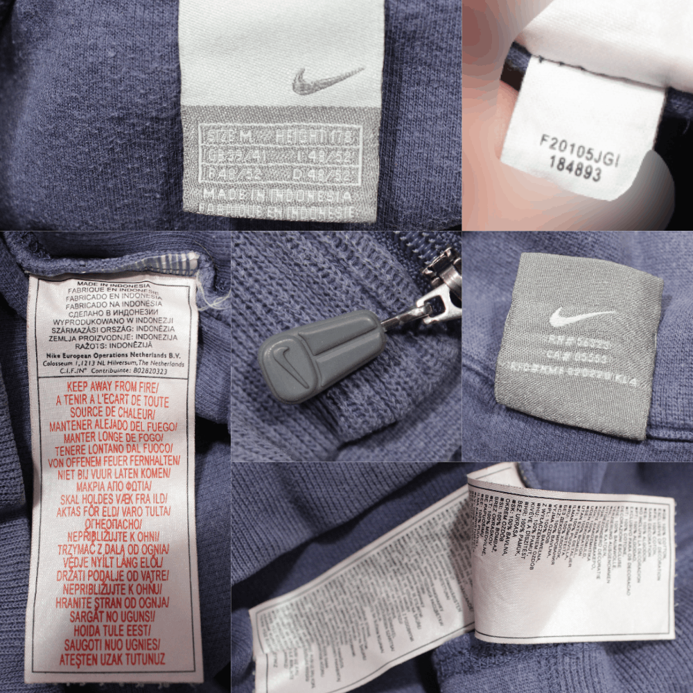 Nike Swoosh Logo Zip Sweatshirt Size US M / EU 48-50 / 2 - 8 Thumbnail