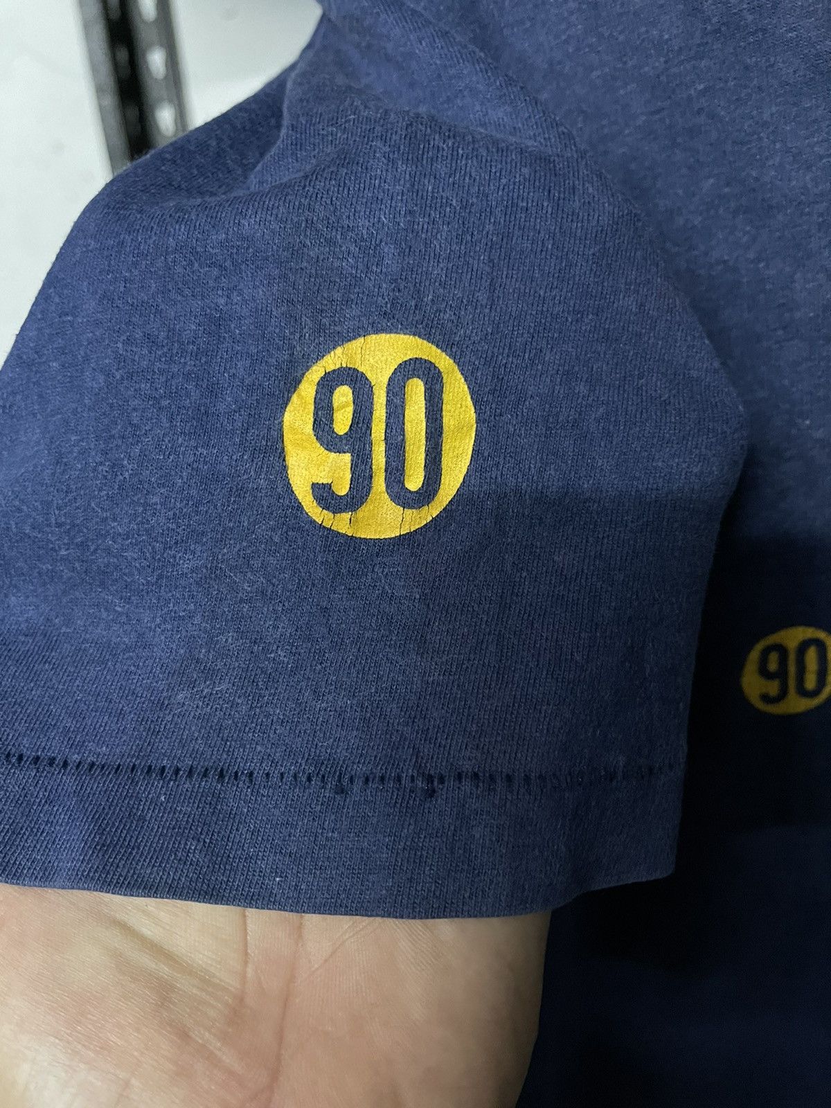 Vintage Vintage 80s Kevin Staad Logo 90 Pocket Tees Sun Faded Size US L / EU 52-54 / 3 - 4 Thumbnail