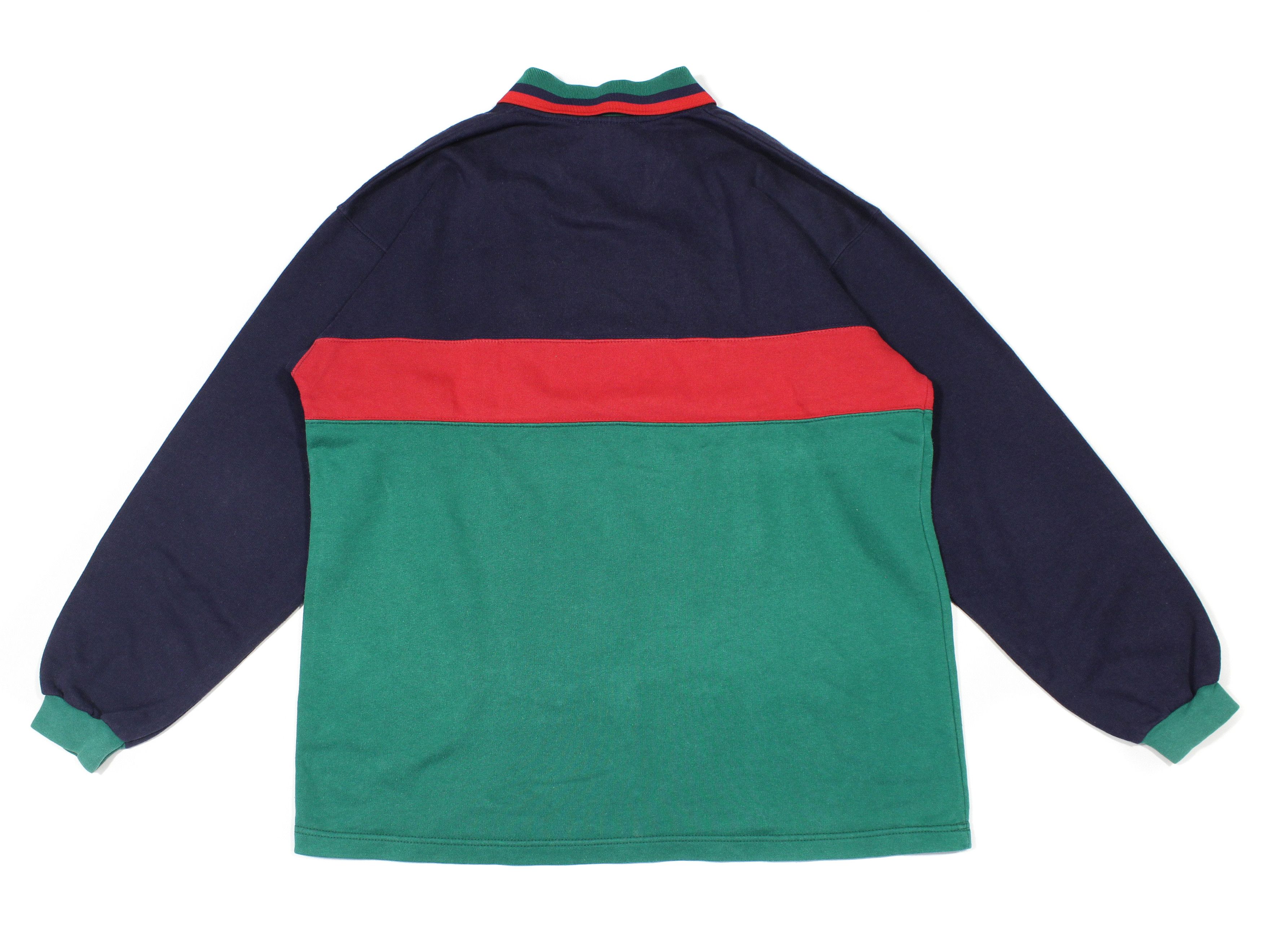 Tommy Hilfiger 90S Logo Rugby Sweatshirt Vintage Made in USA Size US XL / EU 56 / 4 - 2 Thumbnail