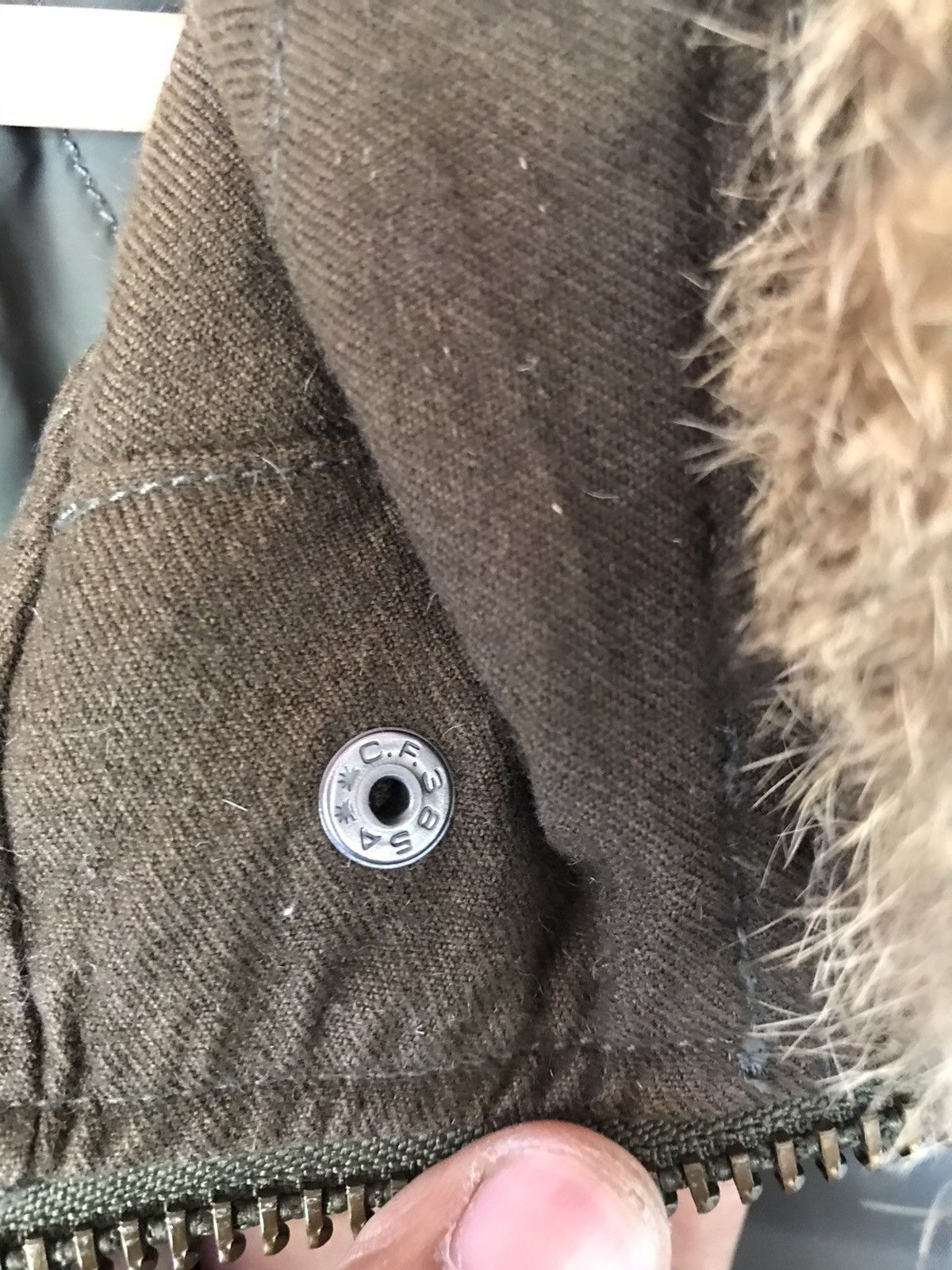 Japanese Brand × Johnbull × Vintage Japanese Vintage John Bull Fur Parka Hood Jacket Size US S / EU 44-46 / 1 - 8 Thumbnail