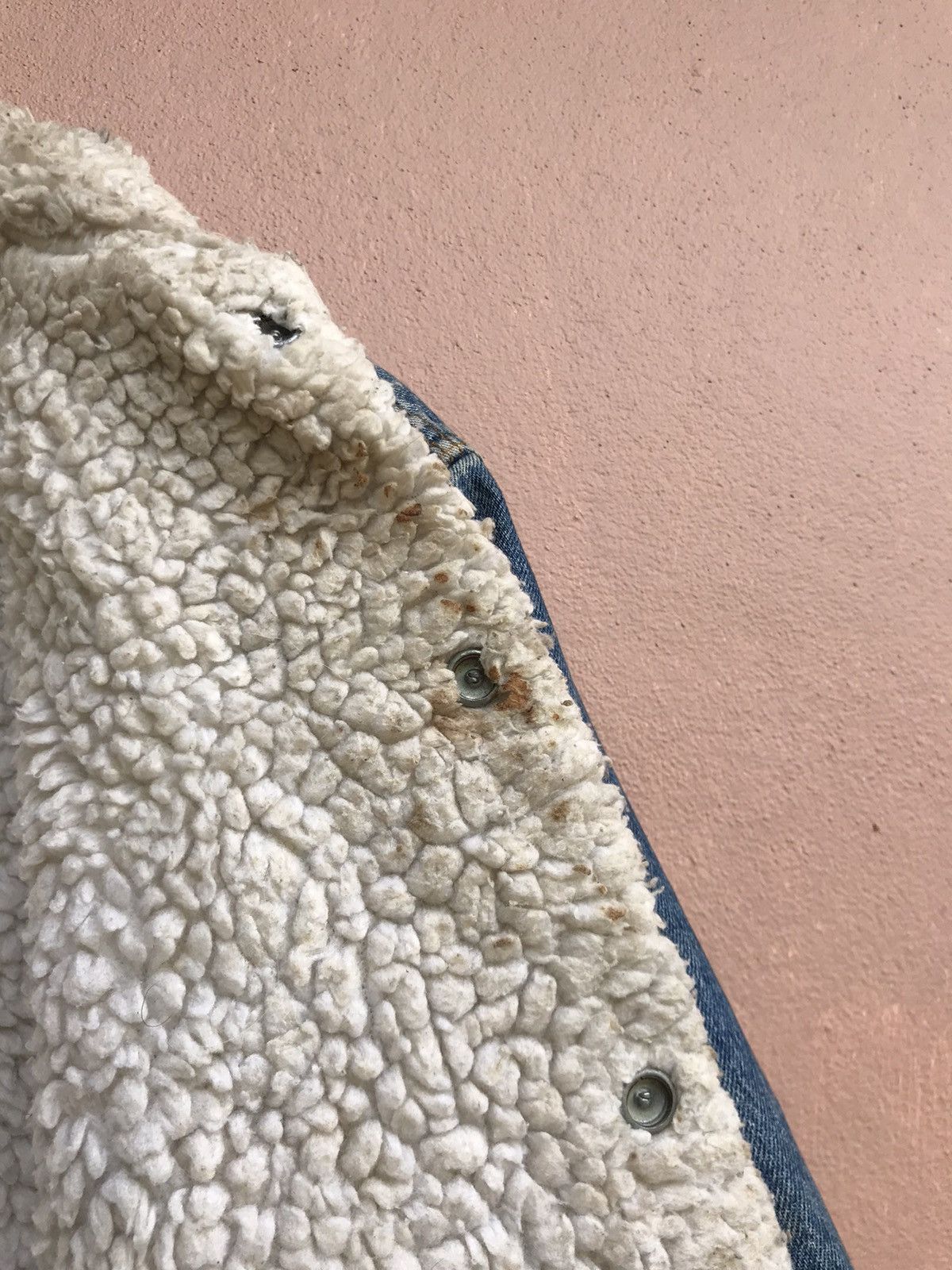 Levi's Vintage 80s Made in USA Levi’s Sherpa Western Trucker Denim Size US M / EU 48-50 / 2 - 14 Thumbnail