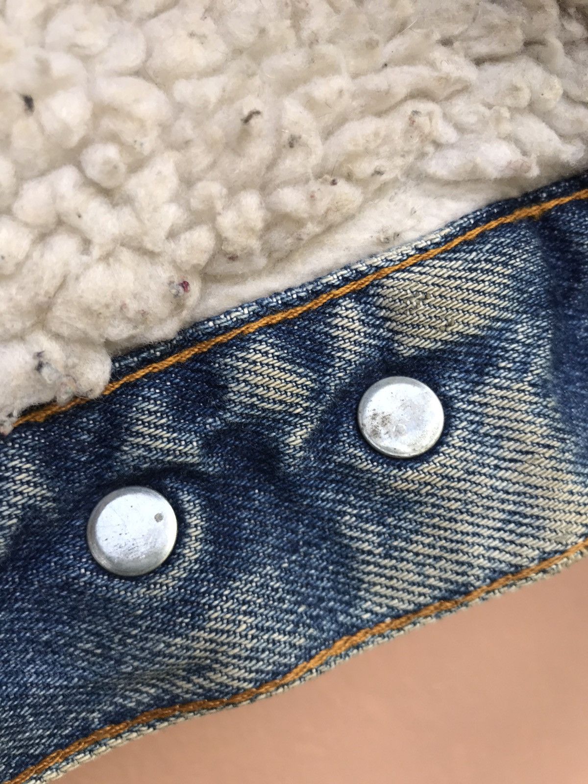 Levi's Vintage 80s Made in USA Levi’s Sherpa Western Trucker Denim Size US M / EU 48-50 / 2 - 16 Thumbnail