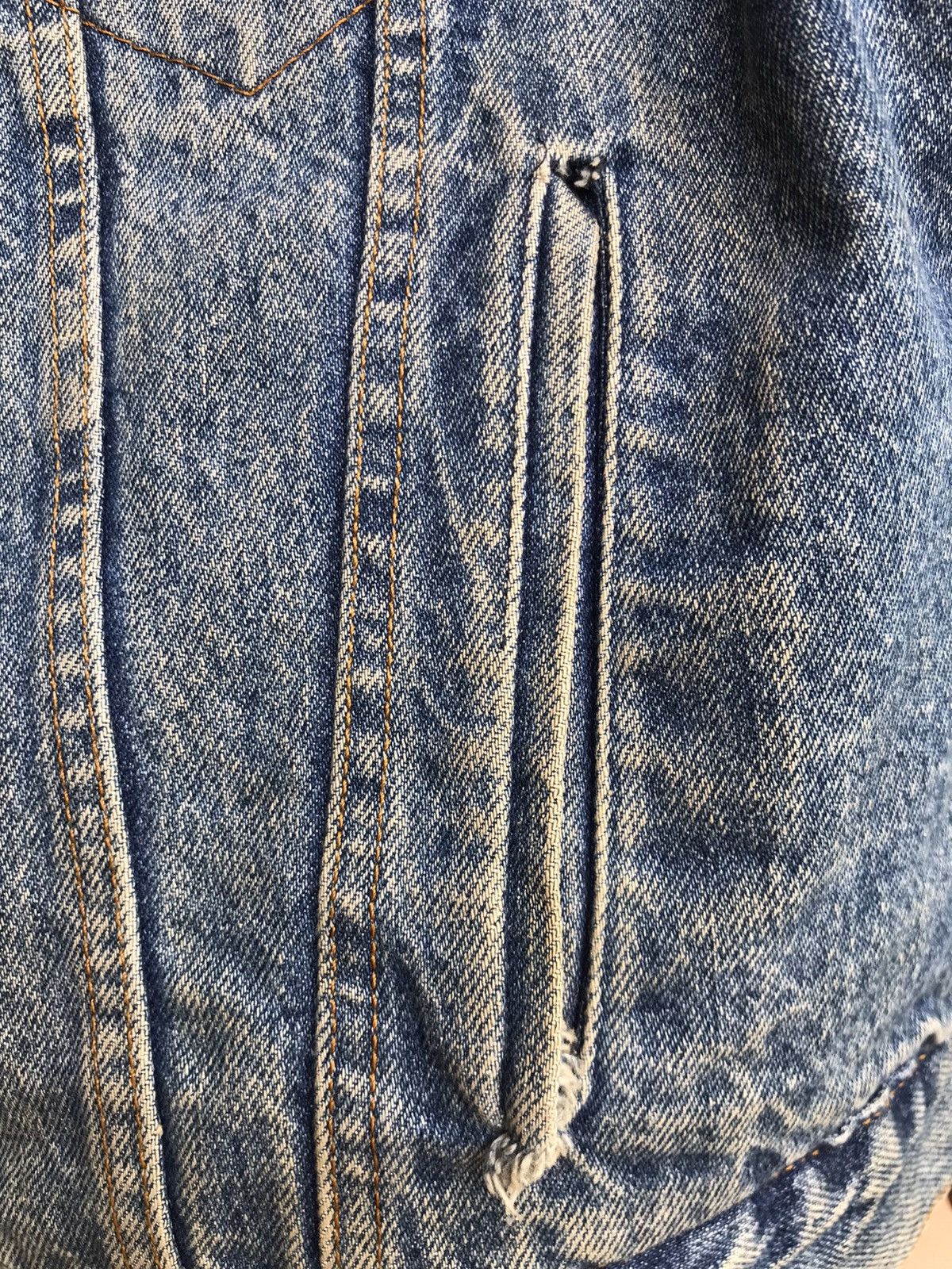 Levi's Vintage 80s Made in USA Levi’s Sherpa Western Trucker Denim Size US M / EU 48-50 / 2 - 24 Thumbnail
