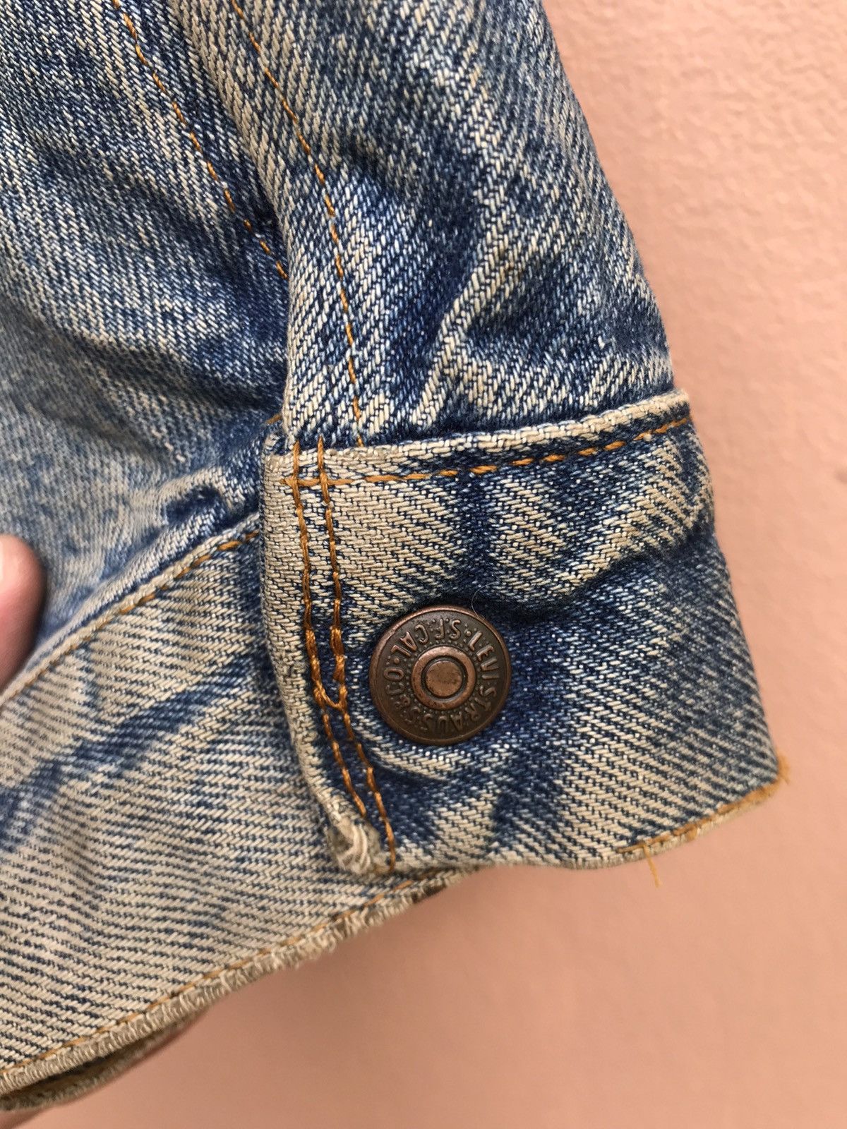 Levi's Vintage 80s Made in USA Levi’s Sherpa Western Trucker Denim Size US M / EU 48-50 / 2 - 9 Thumbnail