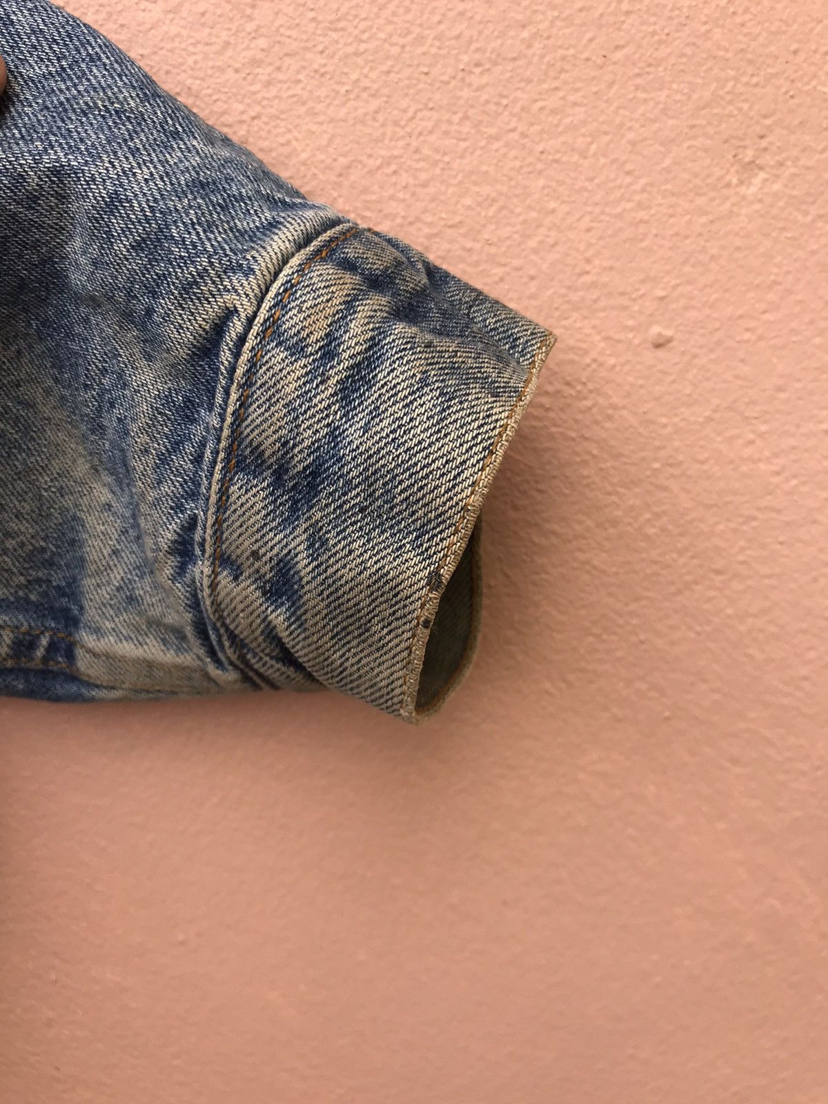 Levi's Vintage 80s Made in USA Levi’s Sherpa Western Trucker Denim Size US M / EU 48-50 / 2 - 18 Thumbnail
