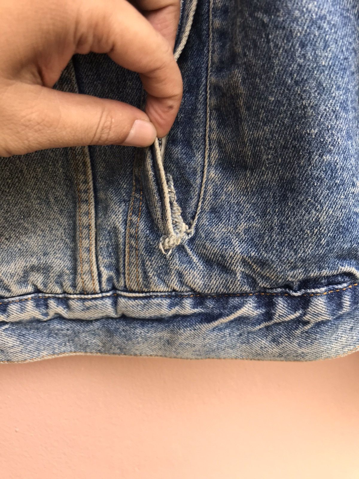 Levi's Vintage 80s Made in USA Levi’s Sherpa Western Trucker Denim Size US M / EU 48-50 / 2 - 25 Thumbnail