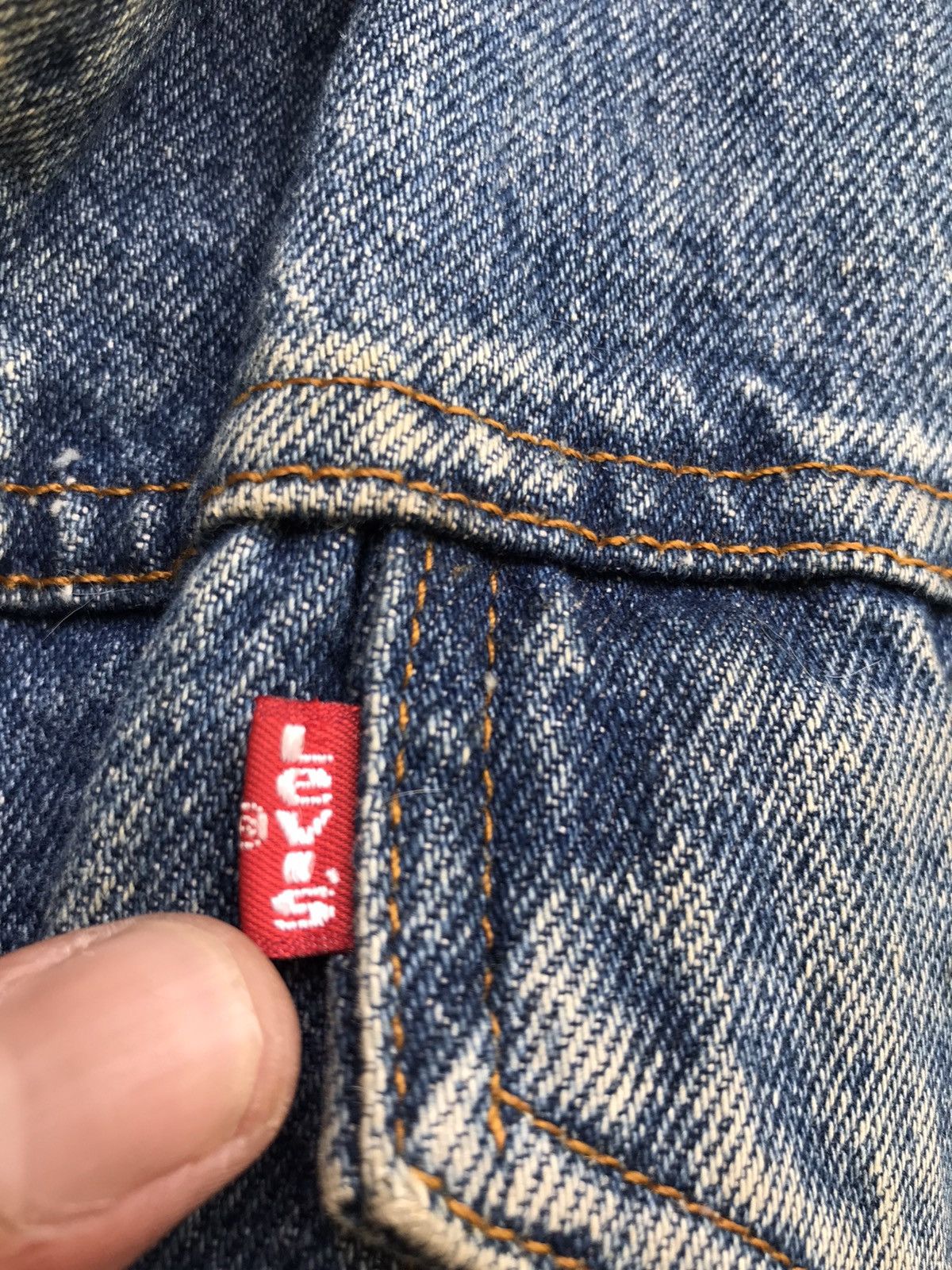 Levi's Vintage 80s Made in USA Levi’s Sherpa Western Trucker Denim Size US M / EU 48-50 / 2 - 13 Thumbnail