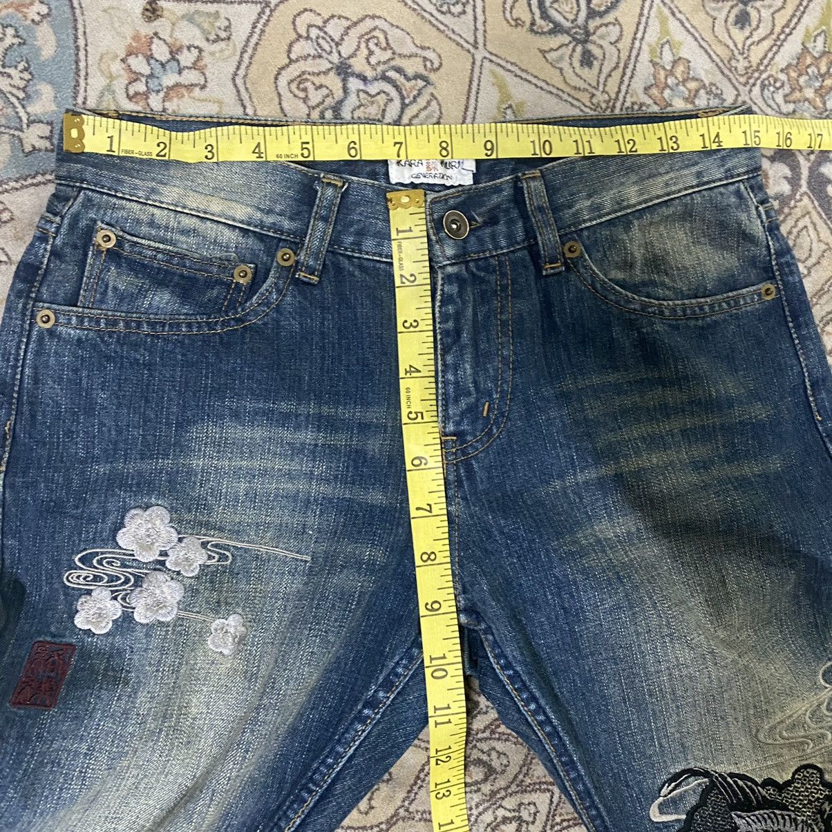 Karakuri Tamashii Karakuri Generation Dragon Embroidery Denim Jeans Size US 30 / EU 46 - 21 Thumbnail
