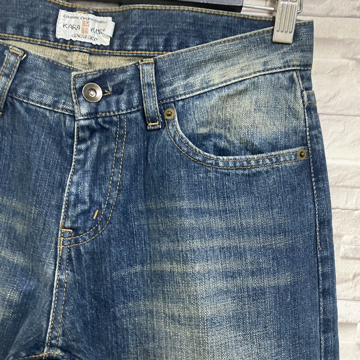 Karakuri Tamashii Karakuri Generation Dragon Embroidery Denim Jeans Size US 30 / EU 46 - 6 Thumbnail