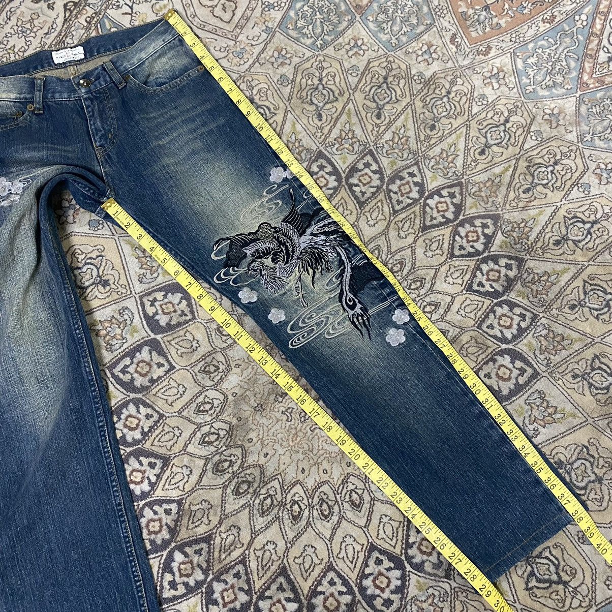 Karakuri Tamashii Karakuri Generation Dragon Embroidery Denim Jeans Size US 30 / EU 46 - 22 Thumbnail