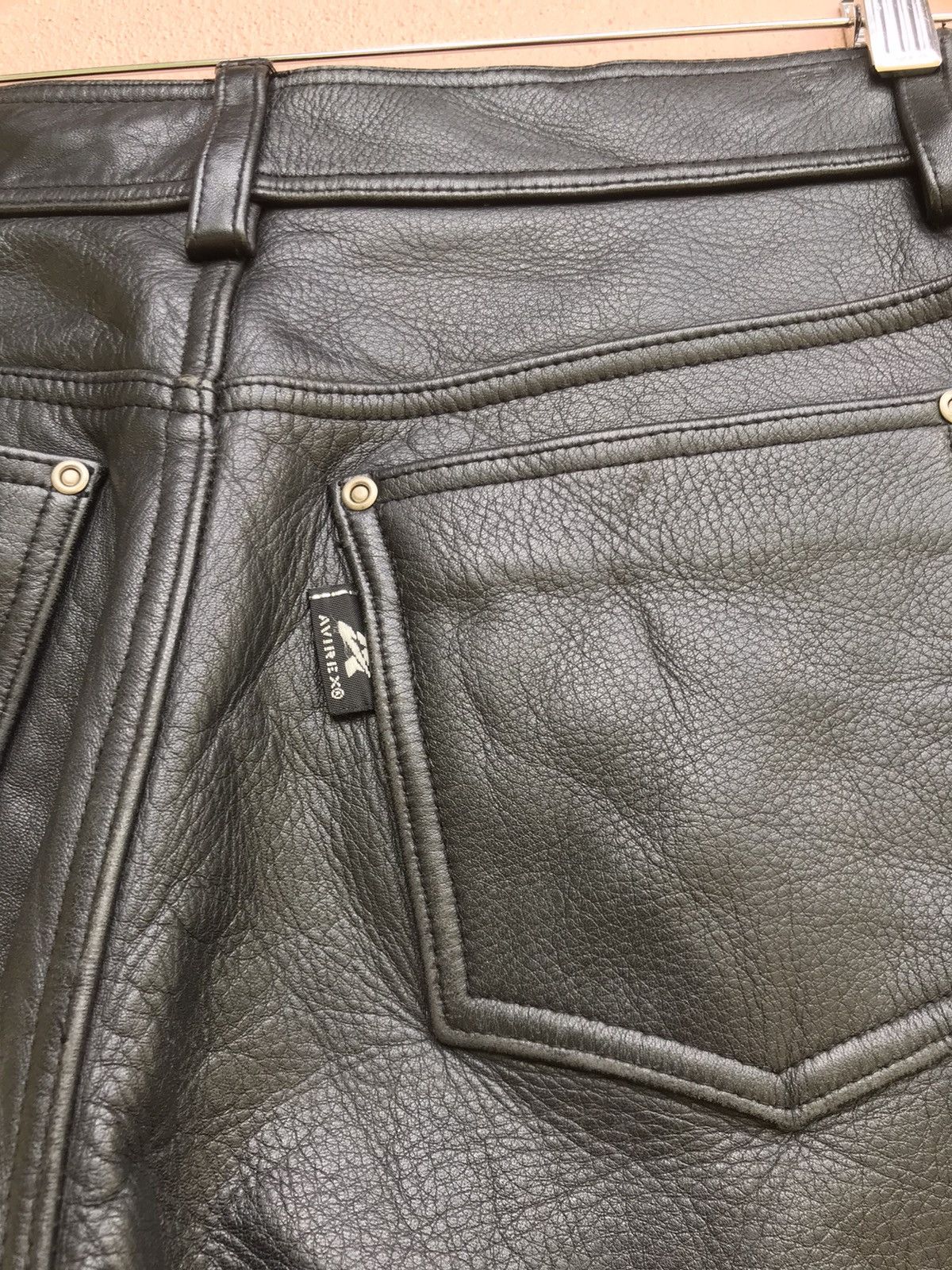 Avirex Avirex Cowhide Leather Pant Size US 28 / EU 44 - 5 Thumbnail