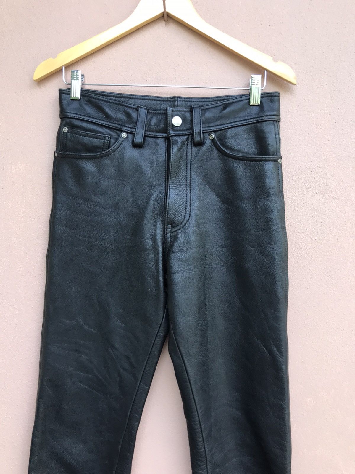 Avirex Avirex Cowhide Leather Pant Size US 28 / EU 44 - 3 Thumbnail