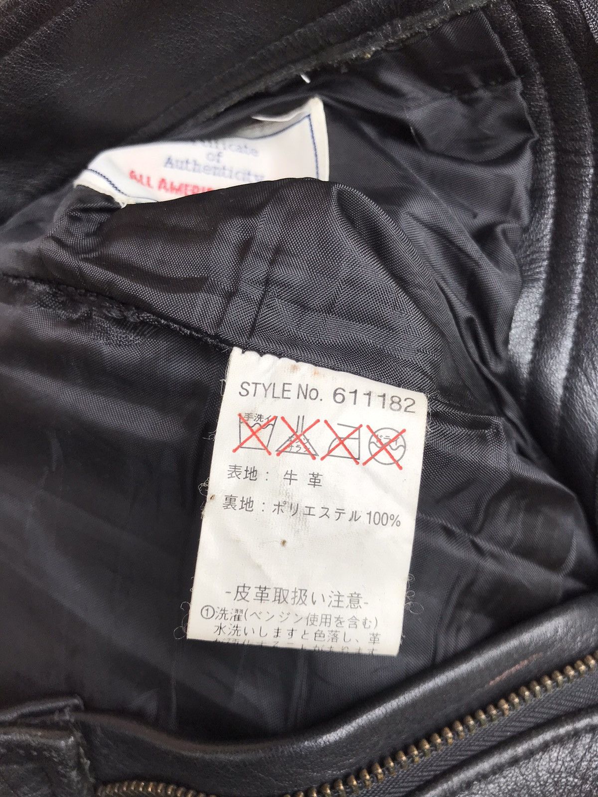 Avirex Avirex Cowhide Leather Pant Size US 28 / EU 44 - 18 Thumbnail