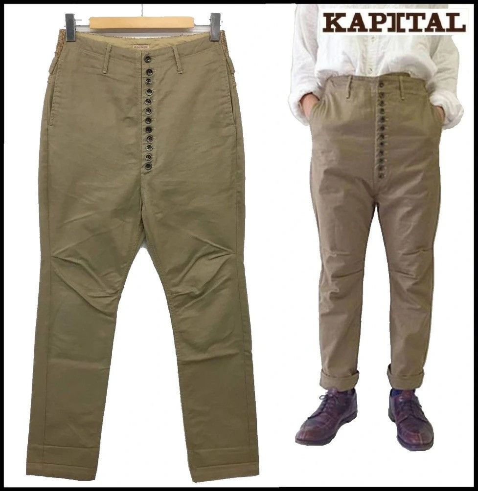 🔥KAPITAL Japan High Rise Khakis Pant