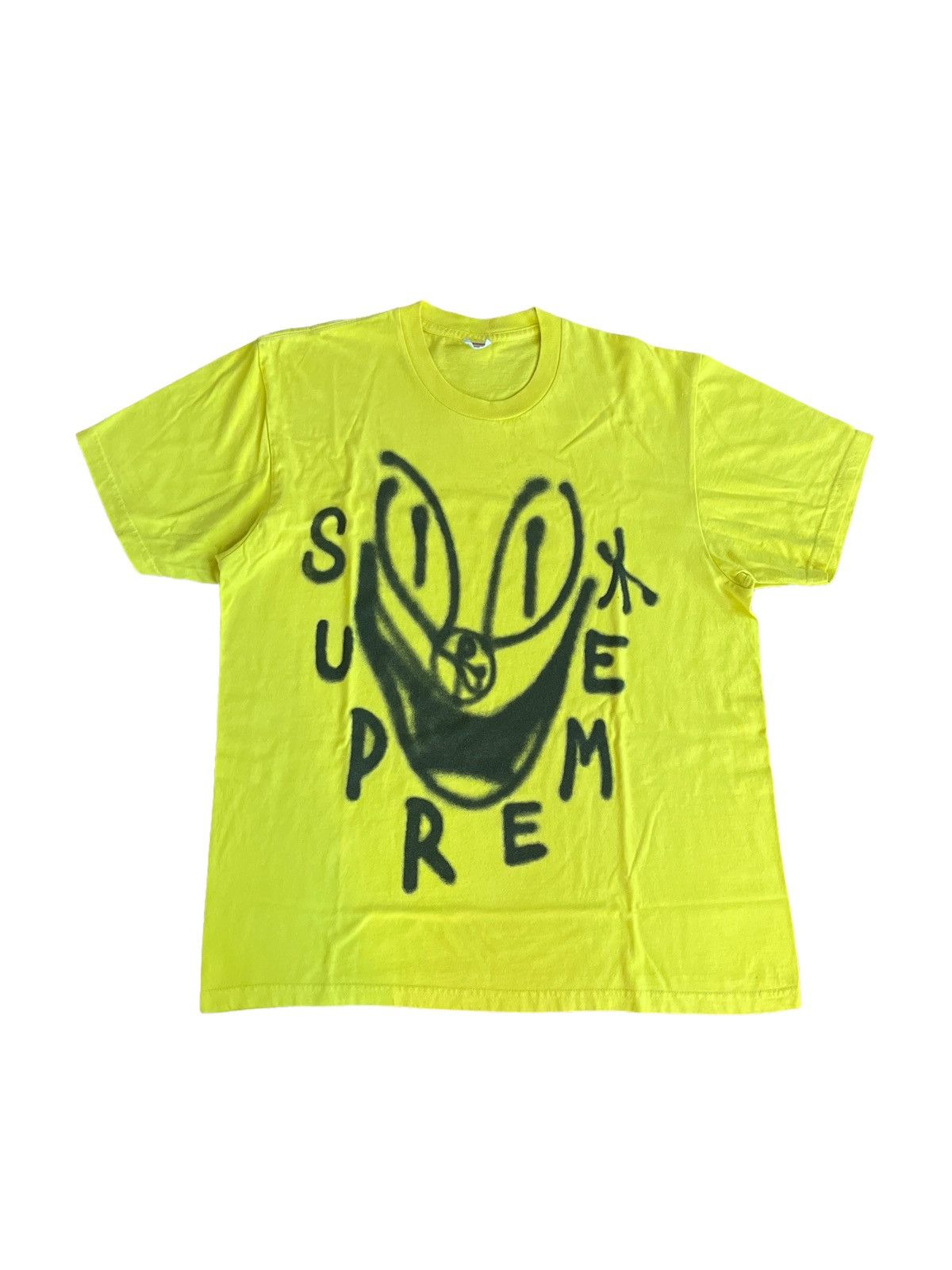 Supreme Supreme Smile Tee Yellow | Grailed