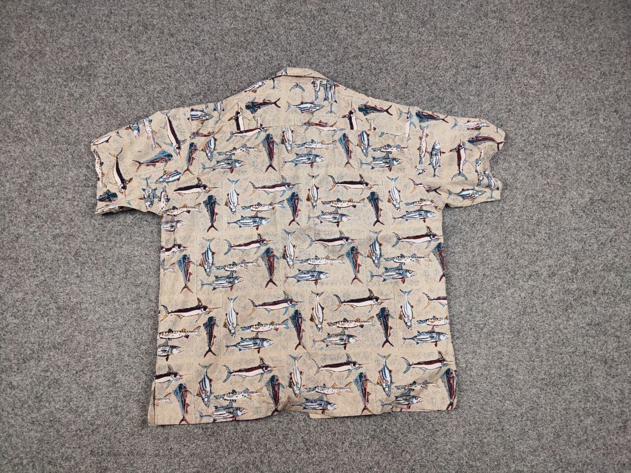 Vintage Vintage 80's Hawaiian Fish Print Shirt Kahala Made in USA Size US XL / EU 56 / 4 - 12 Thumbnail