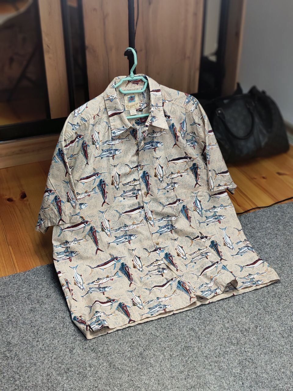 Vintage Vintage 80's Hawaiian Fish Print Shirt Kahala Made in USA Size US XL / EU 56 / 4 - 18 Thumbnail