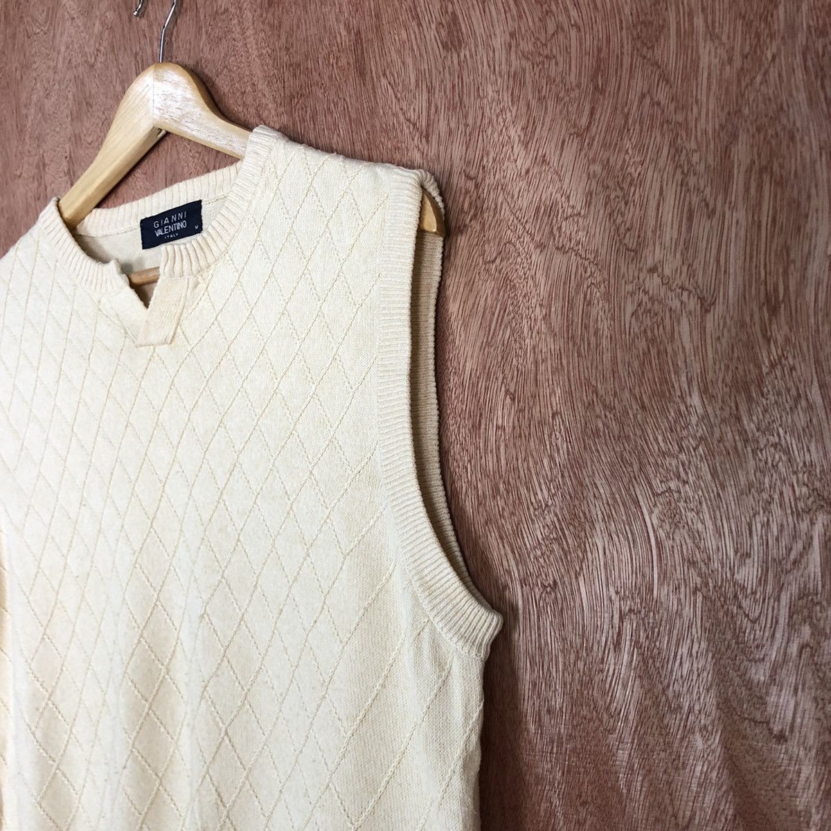 Aran Isles Knitwear Gianni Valentino Patterned Vest Knit Size US M / EU 48-50 / 2 - 4 Thumbnail