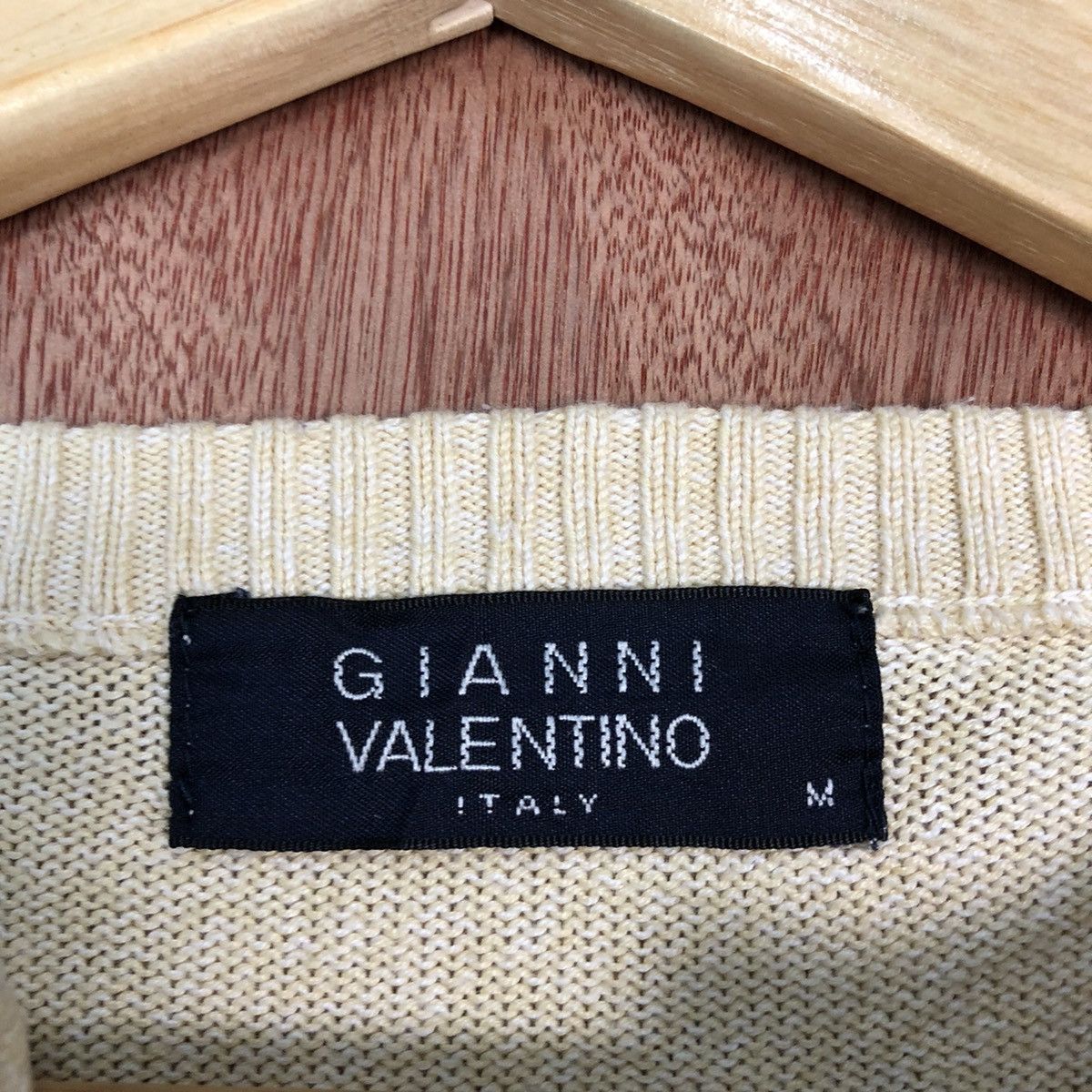 Aran Isles Knitwear Gianni Valentino Patterned Vest Knit Size US M / EU 48-50 / 2 - 6 Thumbnail