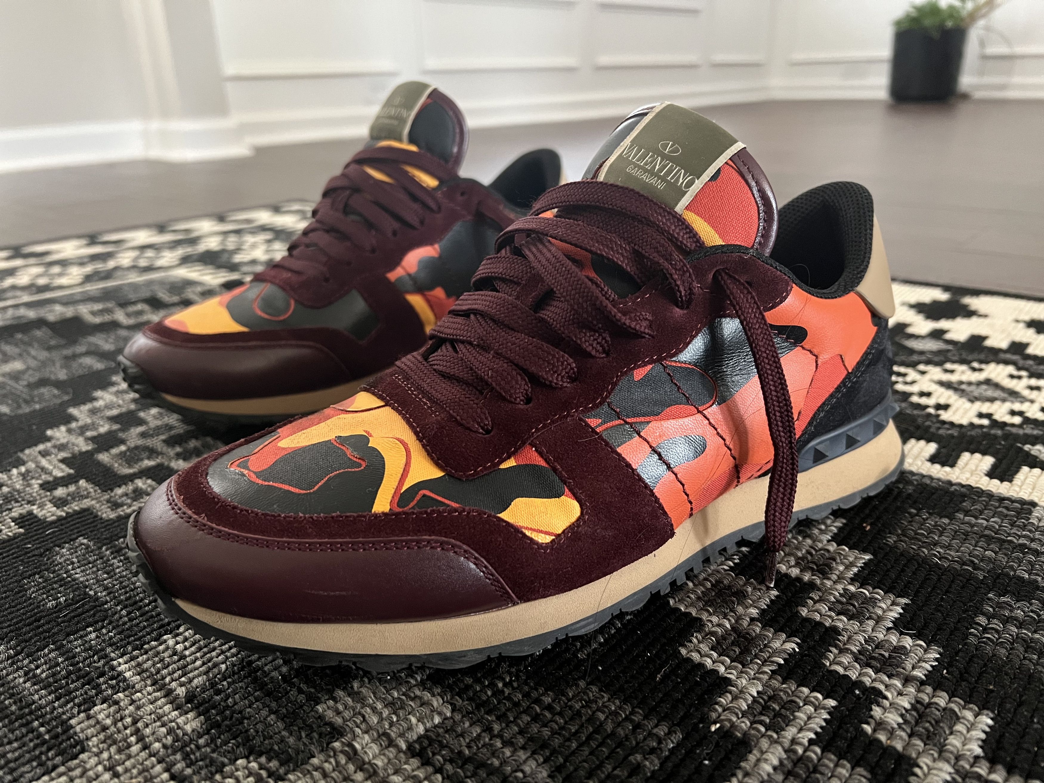 Valentino Garavani Rockrunner Plus Camouflage Sneakers Valentino