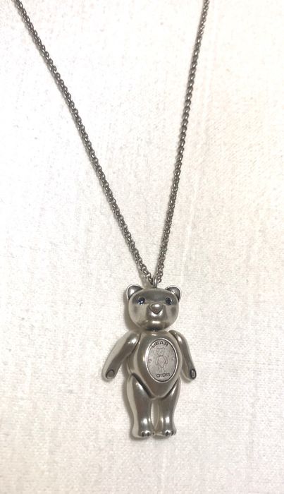 Dior teddy deals bear necklace