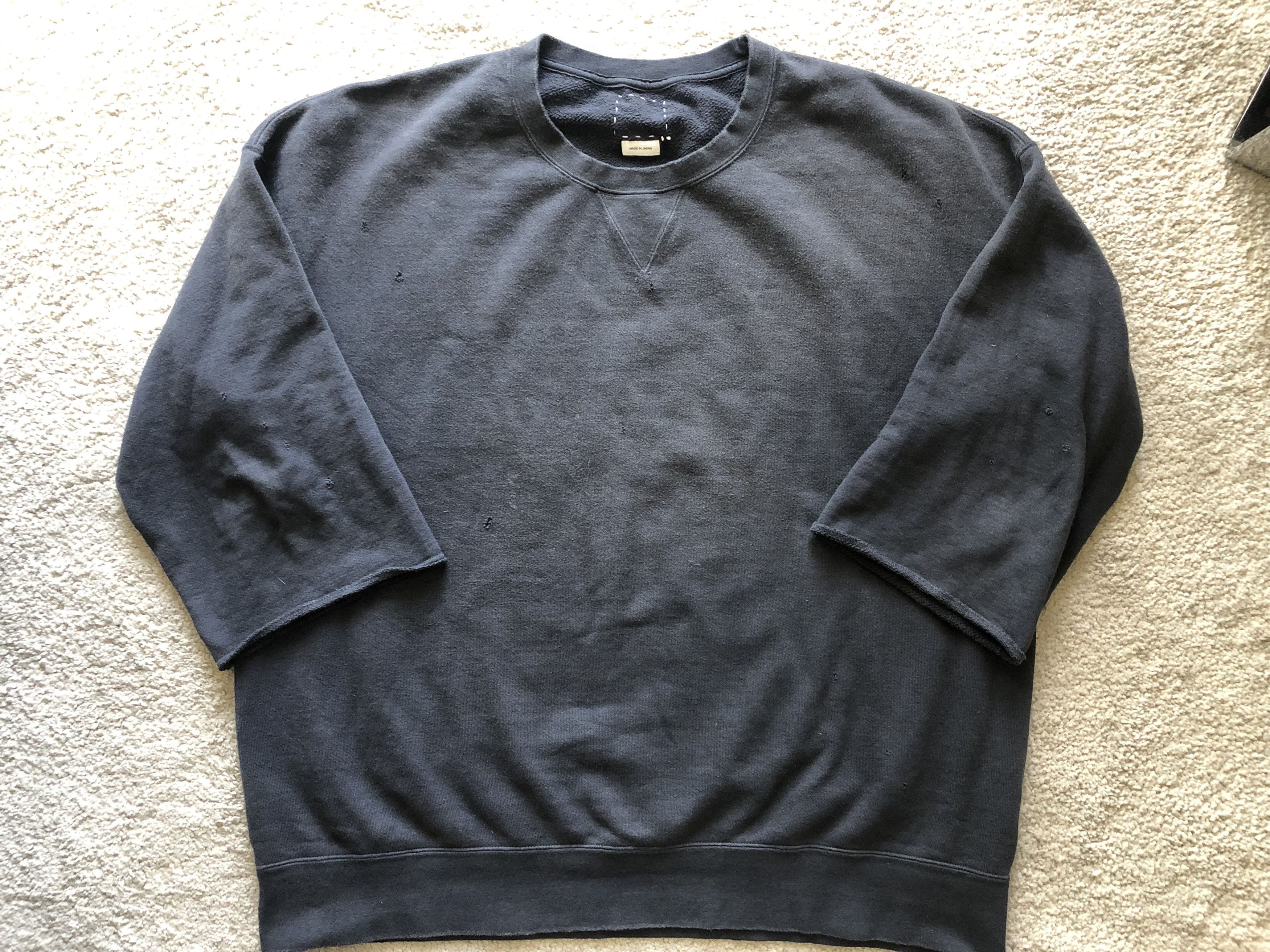 VISVIM ICT JUMBO CREW 3/4 CRASH