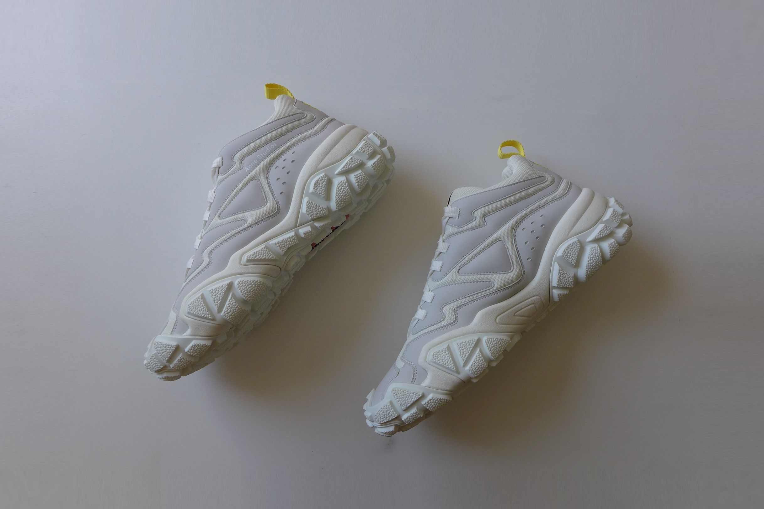 Acne Studios Acne Studios White Bolzter Bensen Sneakers Size US 13 / EU 46 - 3 Thumbnail