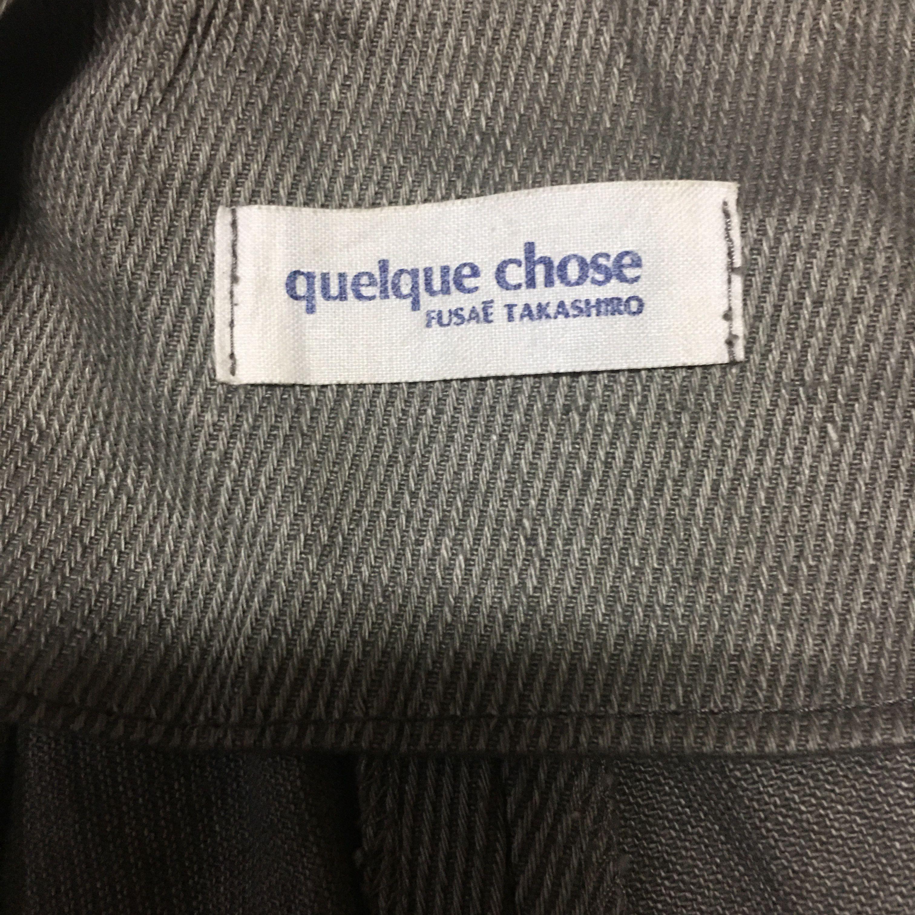 Japanese Brand × Vintage Vintage quelque chose fusae takashiro Size US 36 / EU 52 - 11 Thumbnail