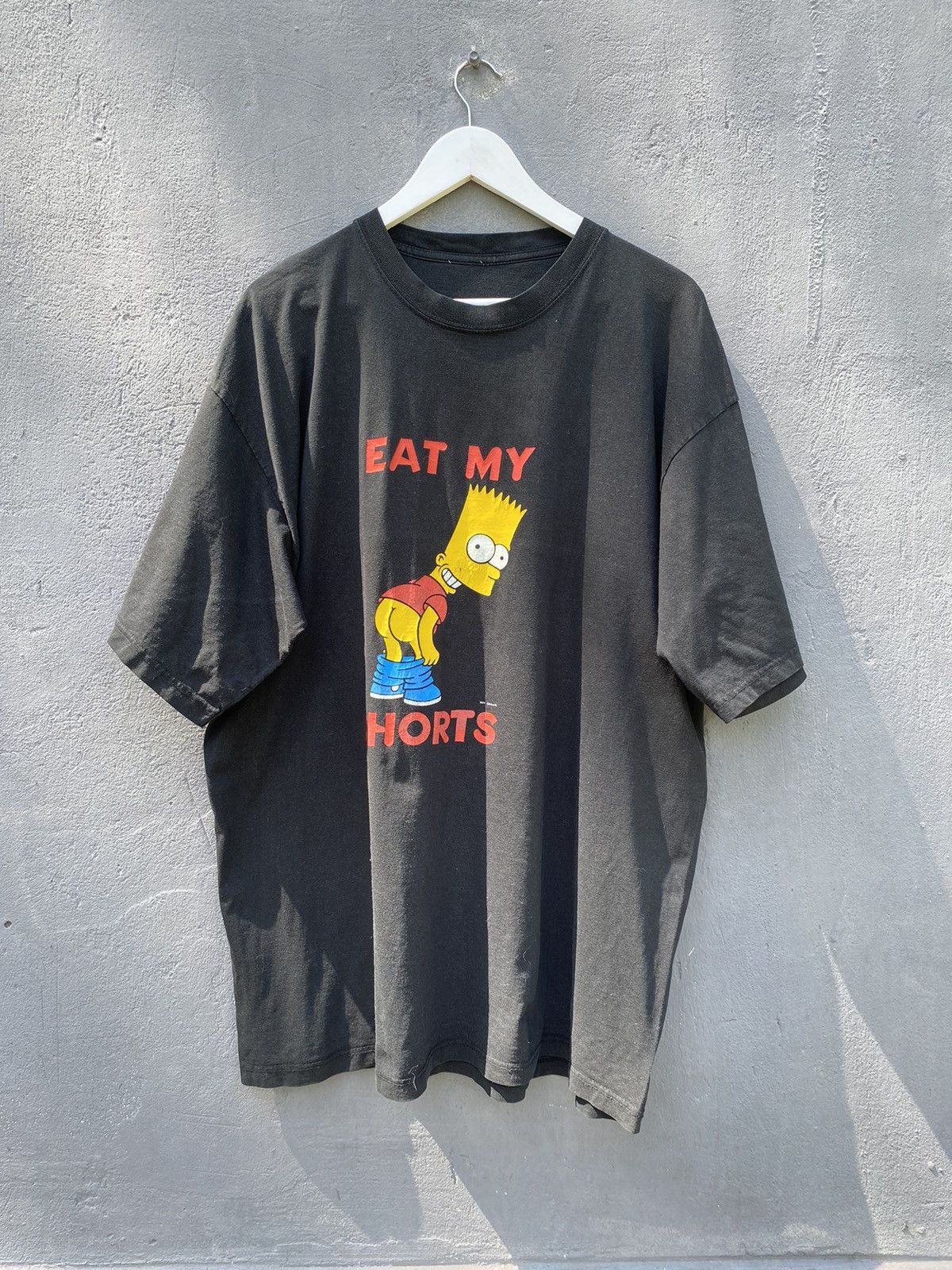 Vintage Vintage The Simpsons Bart Naked Butt Ass Eat My Shorts Tee | Grailed