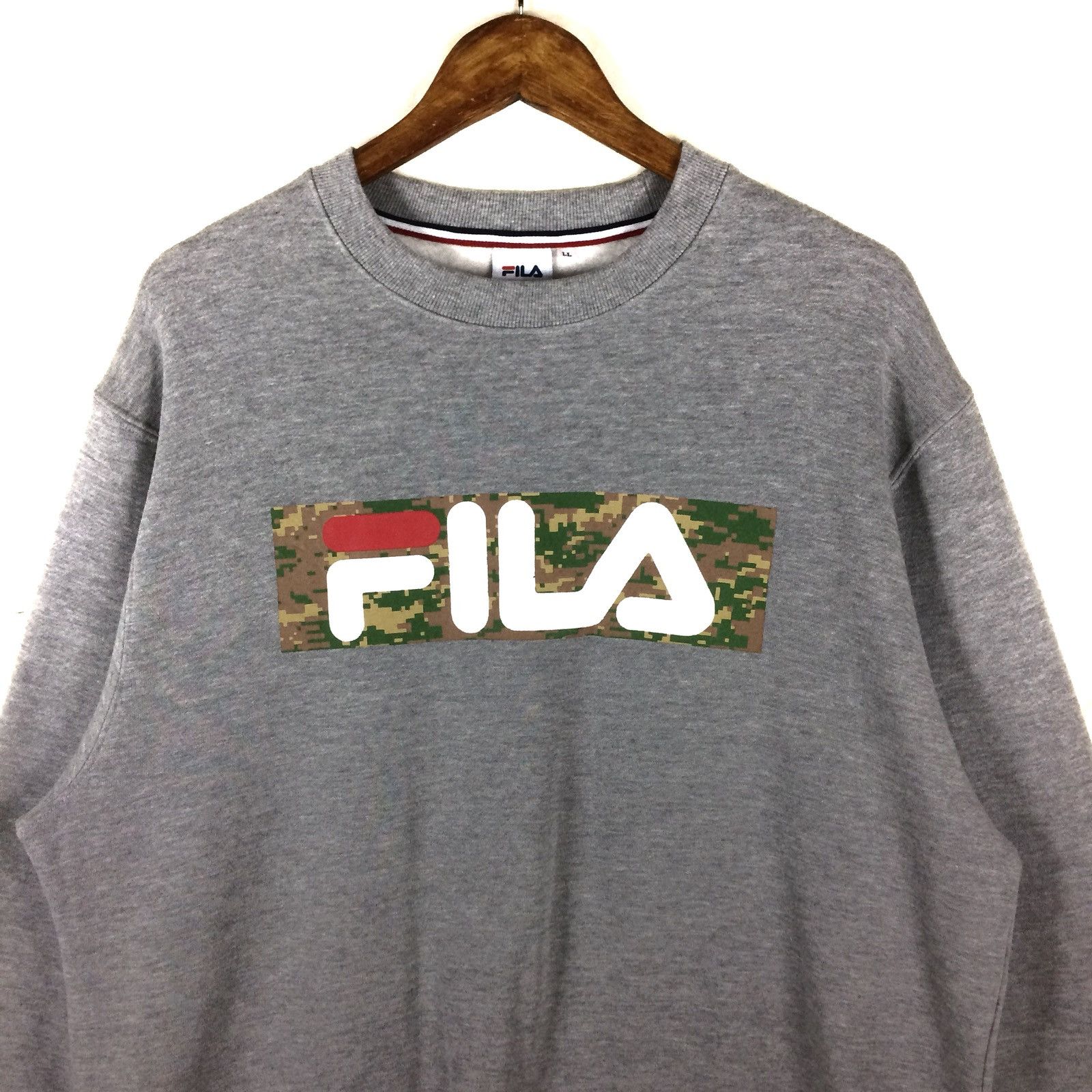 Fila Fila Big Logo Pullover Sweatshirts Size US L / EU 52-54 / 3 - 2 Thumbnail