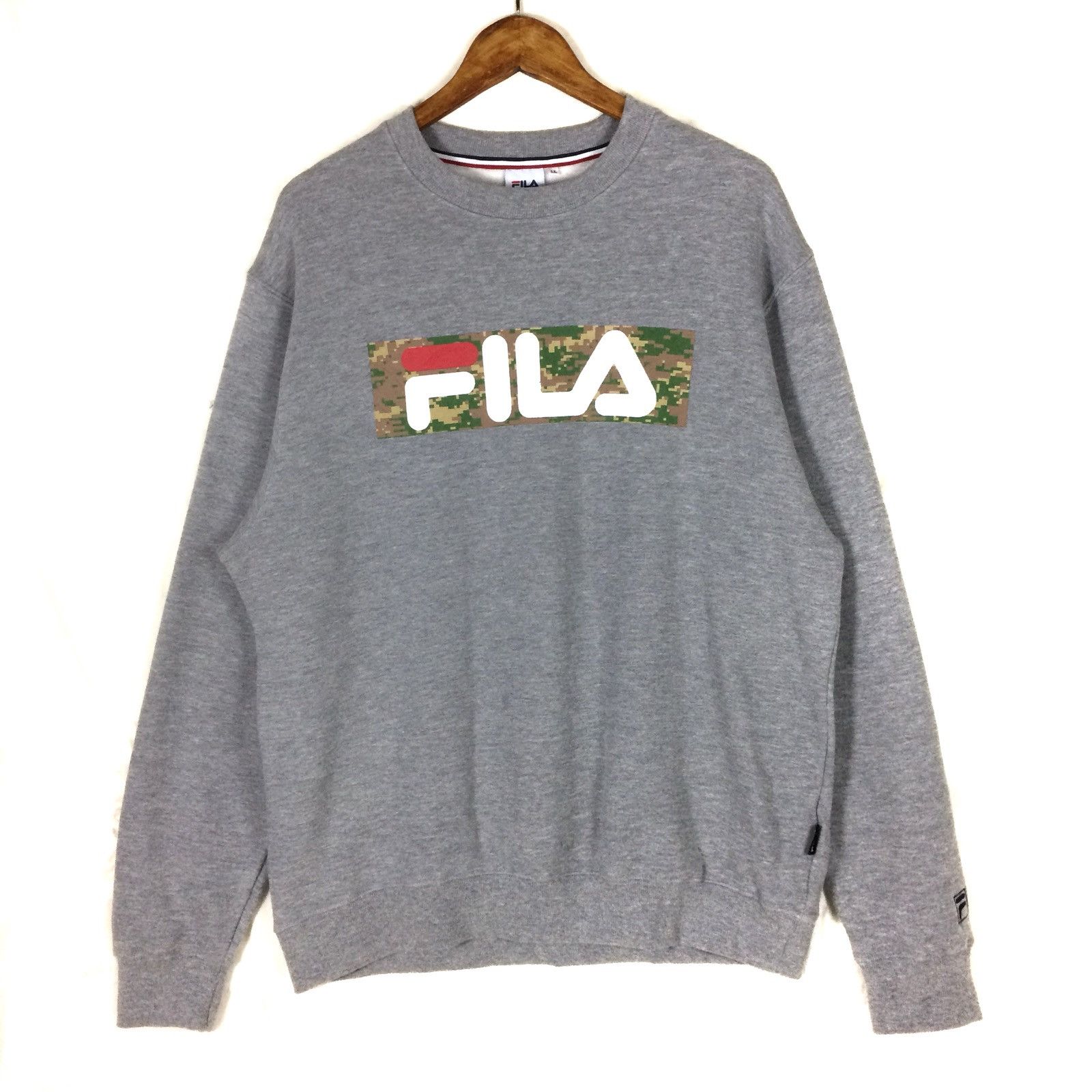 Fila Fila Big Logo Pullover Sweatshirts Size US L / EU 52-54 / 3 - 1 Thumbnail