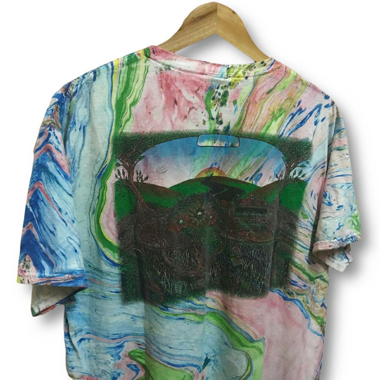 Band Tees × Grateful Dead The Dead Grateful Dead Peace Tree Flower by Emek T Shirt Size US L / EU 52-54 / 3 - 4 Thumbnail