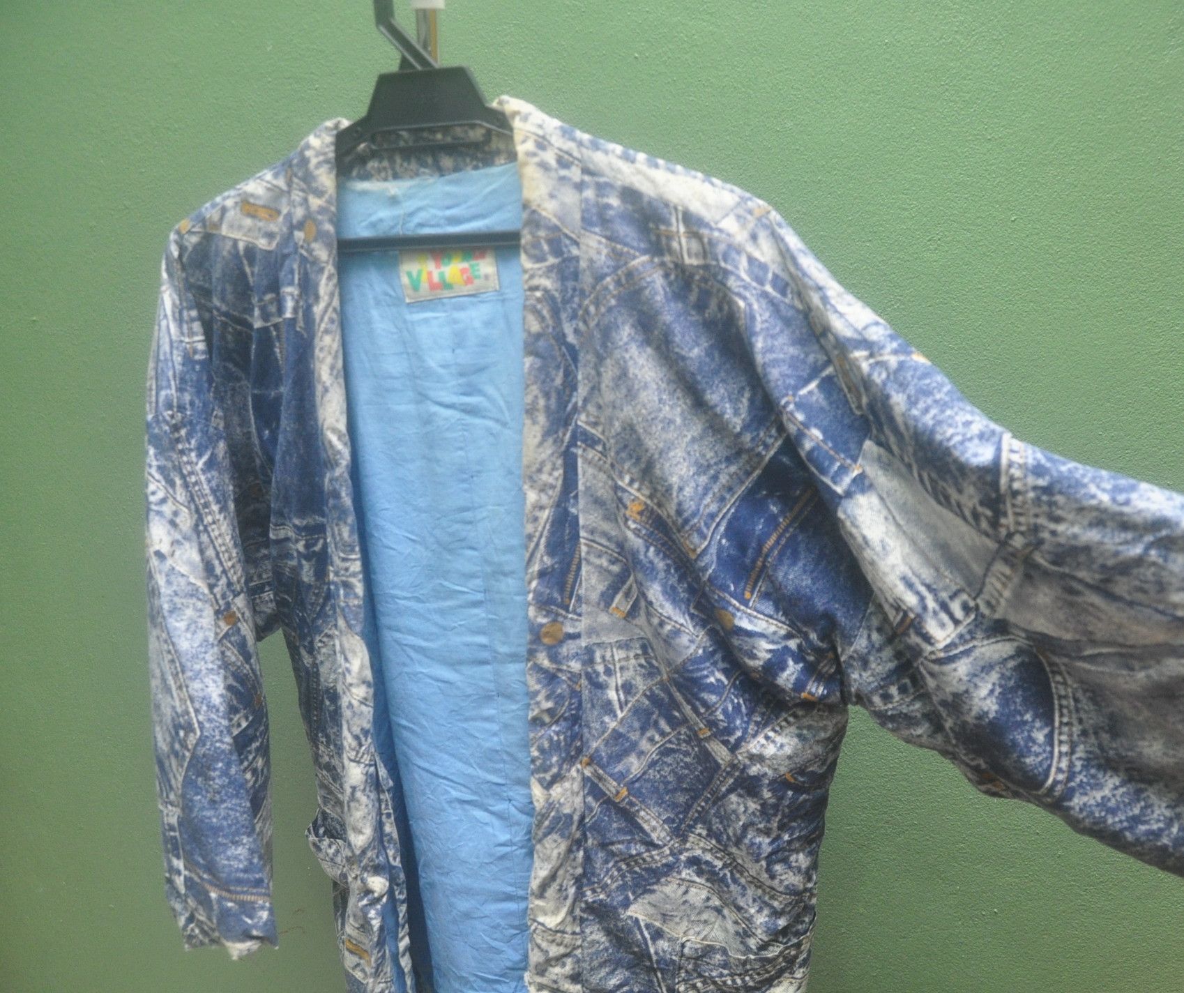 Japanese Brand × Vintage Vintage Young Village Kimono Designer Fashion Style Size US L / EU 52-54 / 3 - 4 Thumbnail