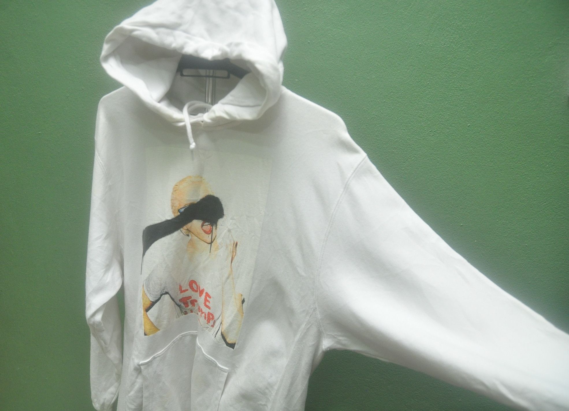 Japanese Brand × Vintage Vintage Lips Sucker Style Streetwear Fashion Style Hoodie Size US L / EU 52-54 / 3 - 6 Thumbnail