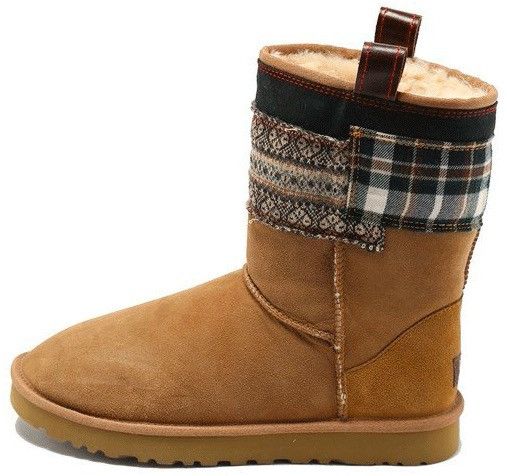 Junya Watanabe AW13 Patchwork Plaid Ugg Boots | Grailed