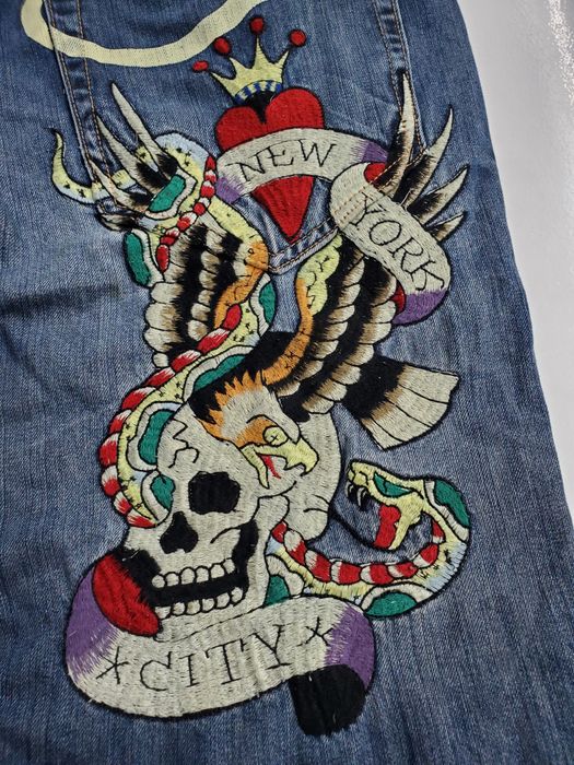 Vintage Vintage early 2000s Ed Hardy jeans Grailed