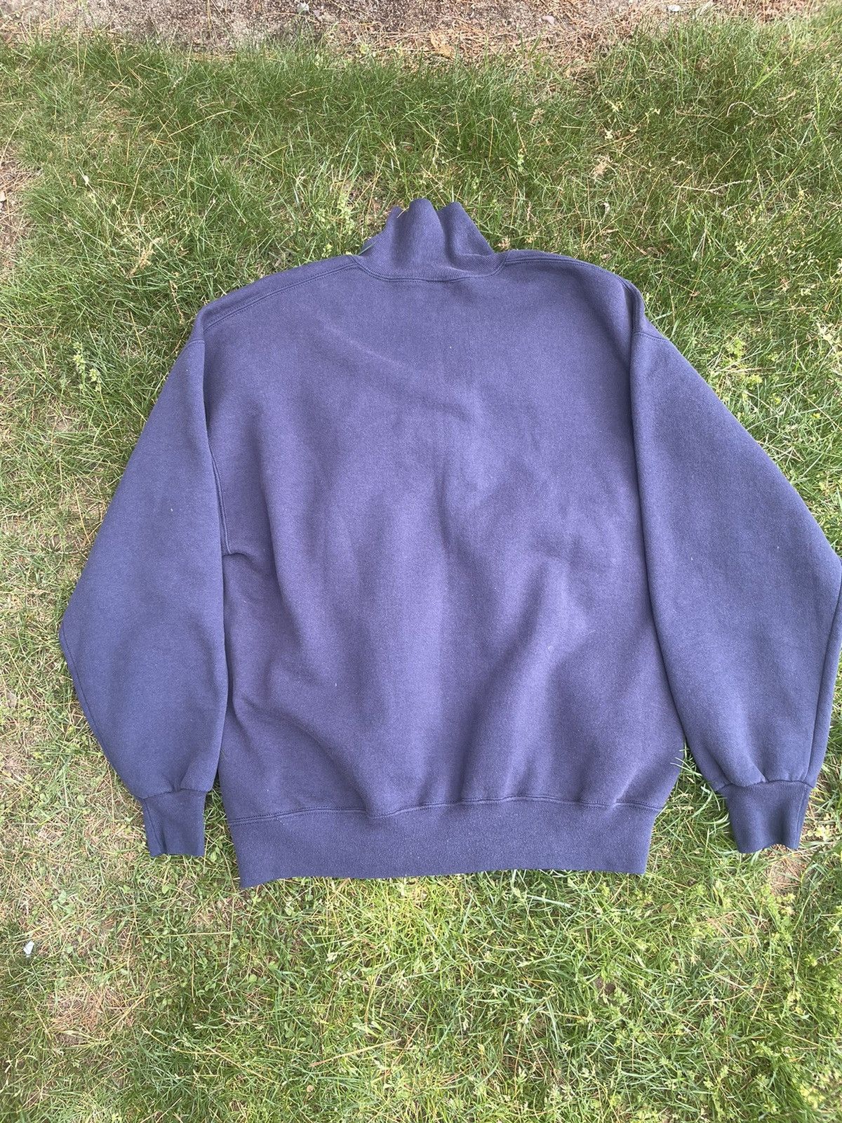 Jerzees 80s Vintage Turtleneck Sweatshirt MADE USA Winter Undershirt Size US XL / EU 56 / 4 - 4 Thumbnail