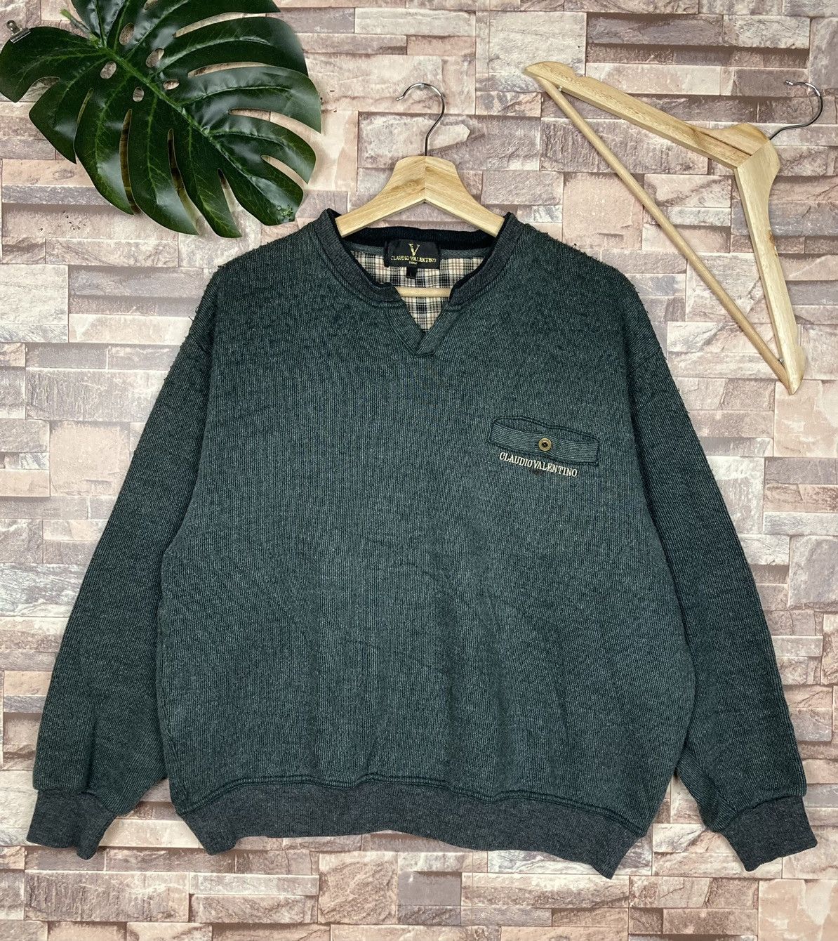 Valentino Claudio Valentino Sweatshirt #37-5 Size US L / EU 52-54 / 3 - 1 Thumbnail
