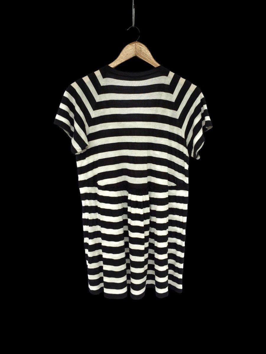 Issey Miyake × Sunao Kuwahara 💥Issey Miyake Sunao Kuwahara Stripe Shirt Size M / US 6-8 / IT 42-44 - 3 Thumbnail