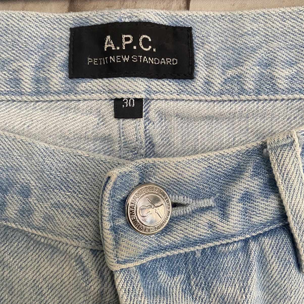 A.P.C. A.P.C Petit New Standard Sky Blue Jeans Cropped Selvedge Size US 30 / EU 46 - 10 Thumbnail