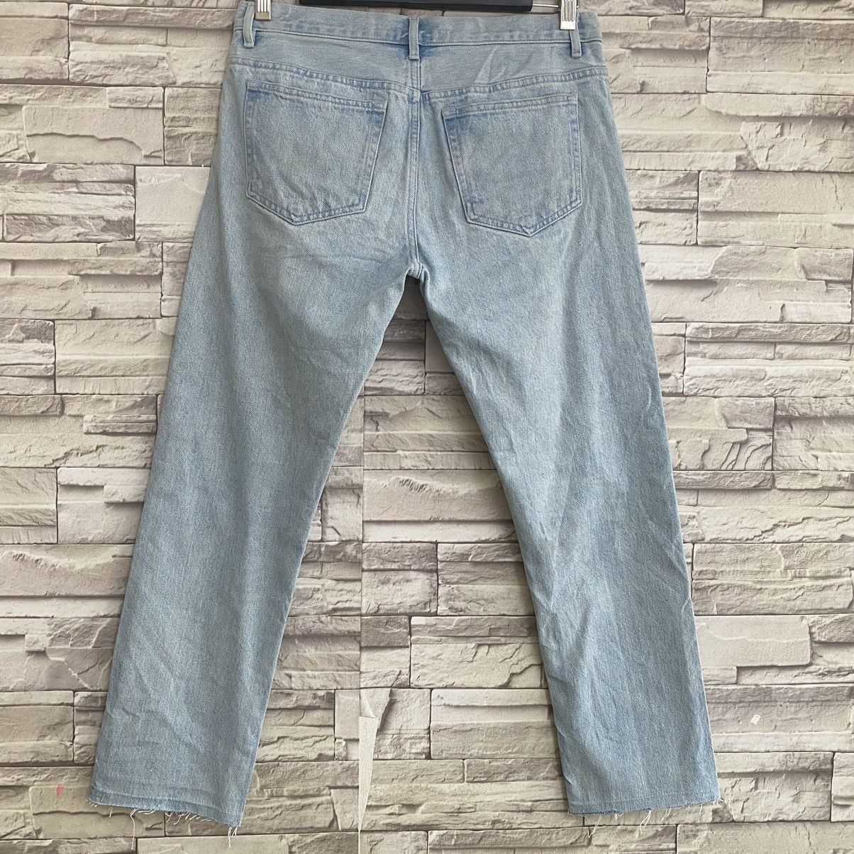 A.P.C. A.P.C Petit New Standard Sky Blue Jeans Cropped Selvedge Size US 30 / EU 46 - 11 Thumbnail