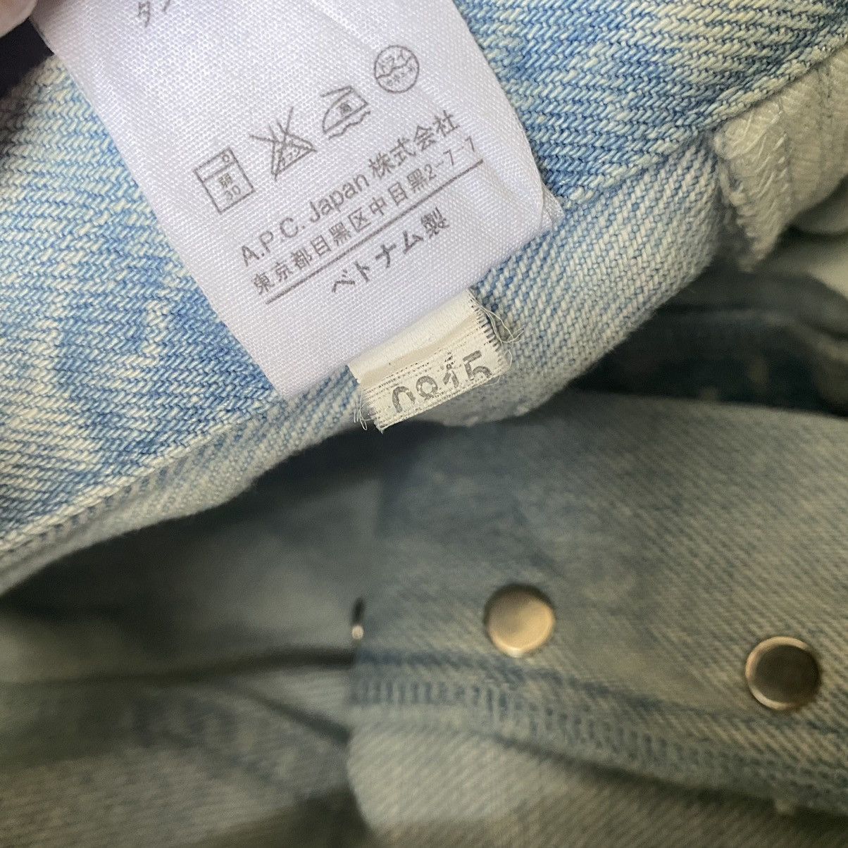 A.P.C. A.P.C Petit New Standard Sky Blue Jeans Cropped Selvedge Size US 30 / EU 46 - 20 Thumbnail