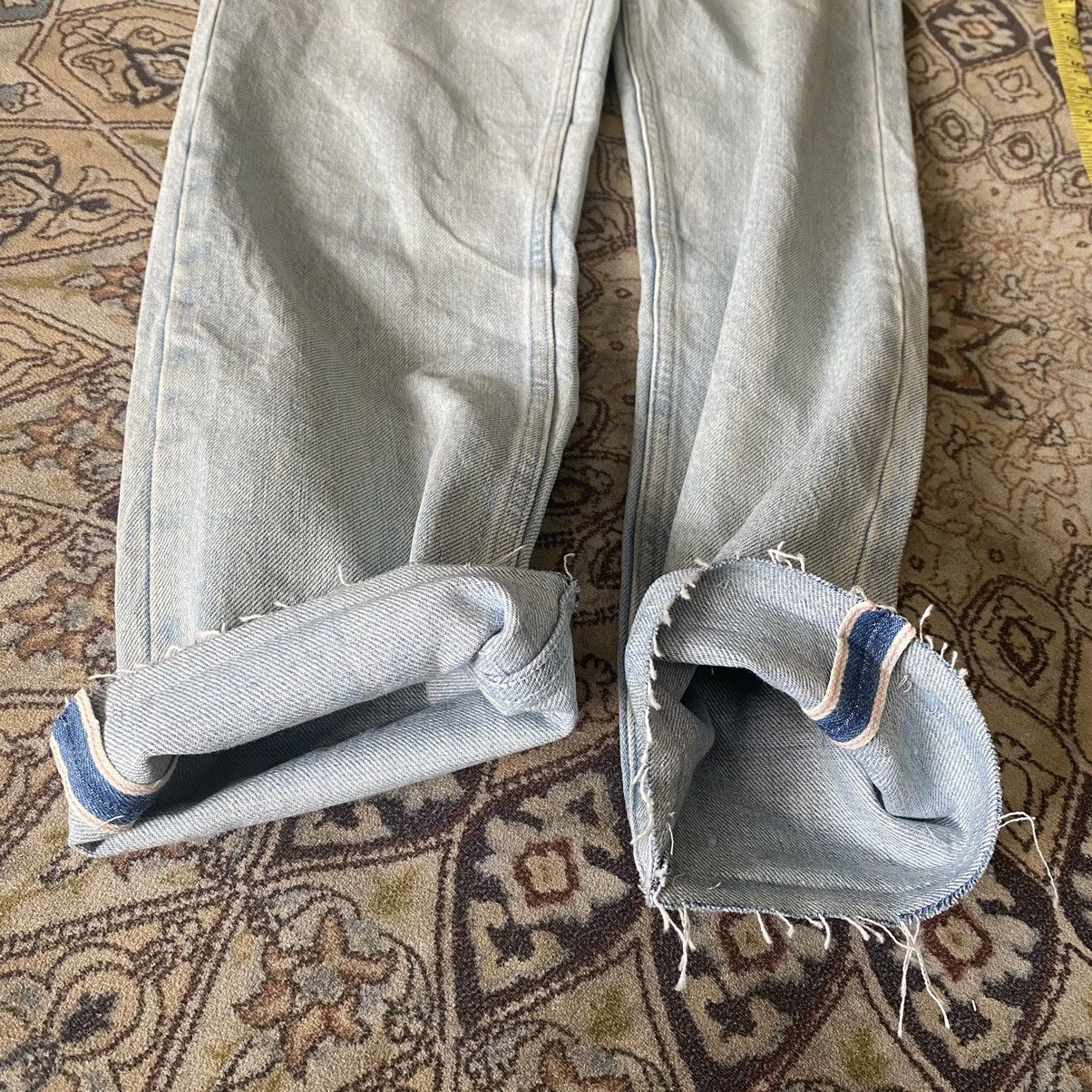 A.P.C. A.P.C Petit New Standard Sky Blue Jeans Cropped Selvedge Size US 30 / EU 46 - 18 Thumbnail