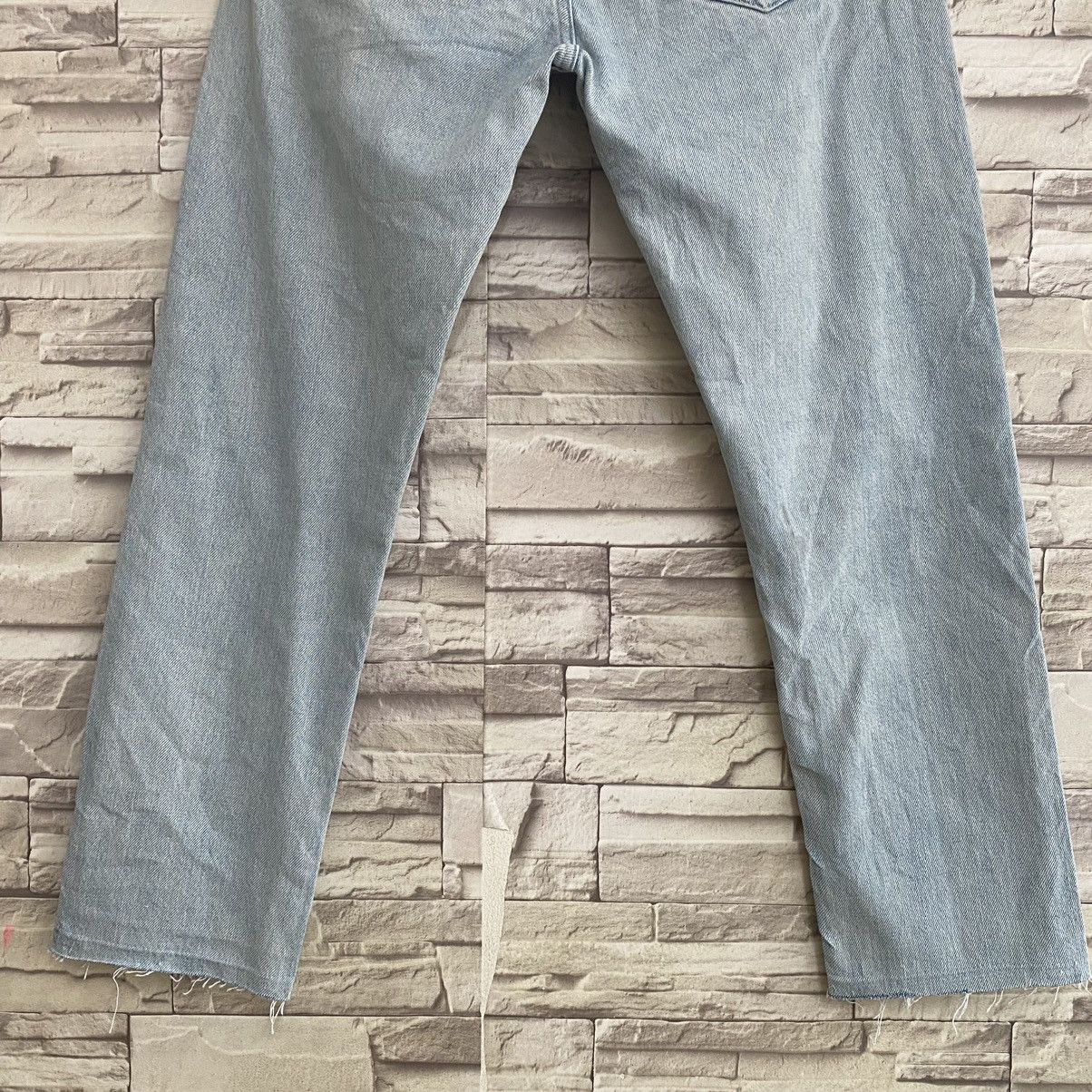 A.P.C. A.P.C Petit New Standard Sky Blue Jeans Cropped Selvedge Size US 30 / EU 46 - 17 Thumbnail