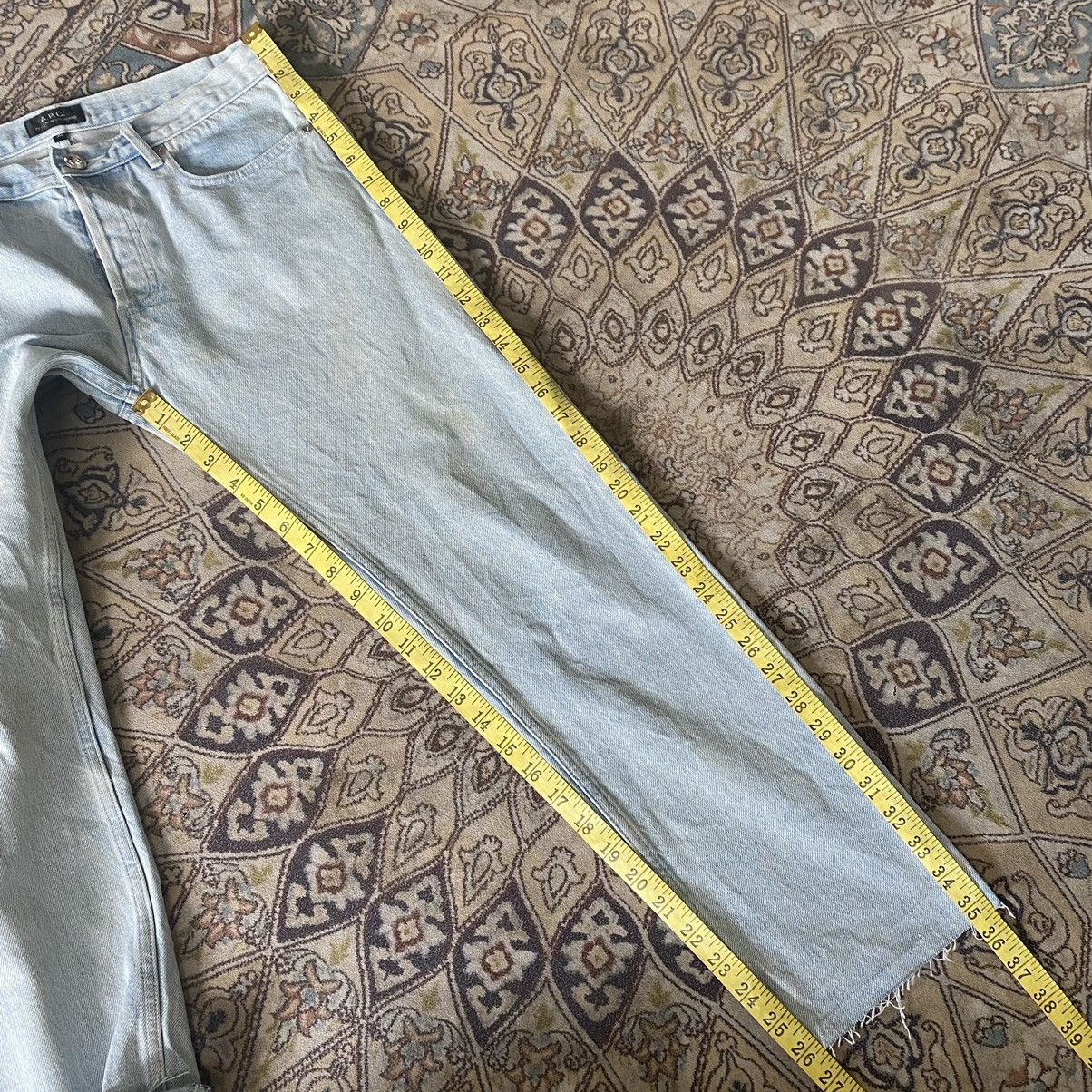 A.P.C. A.P.C Petit New Standard Sky Blue Jeans Cropped Selvedge Size US 30 / EU 46 - 22 Thumbnail